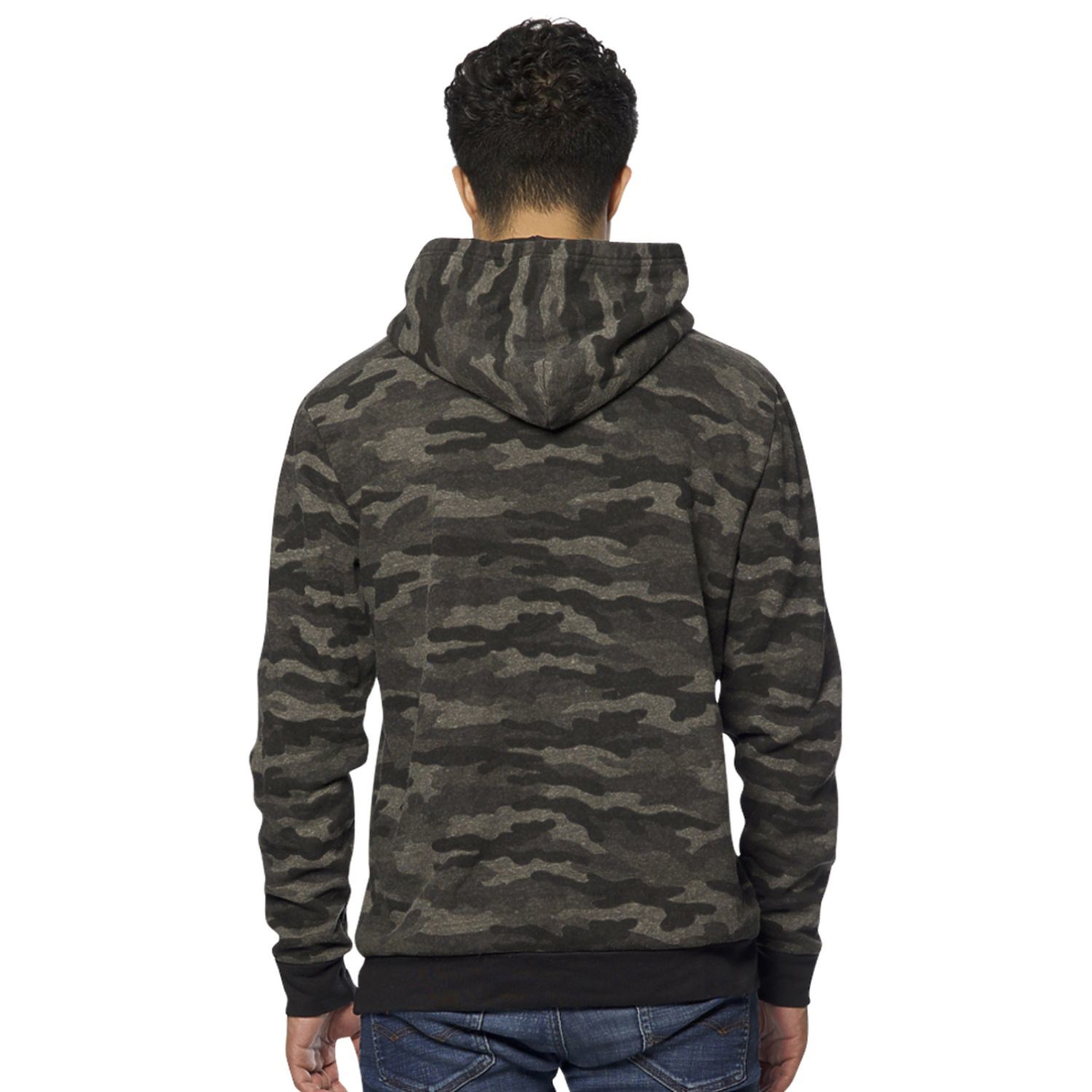 USA Made Unisex Triblend Pullover Camo Hoody 3