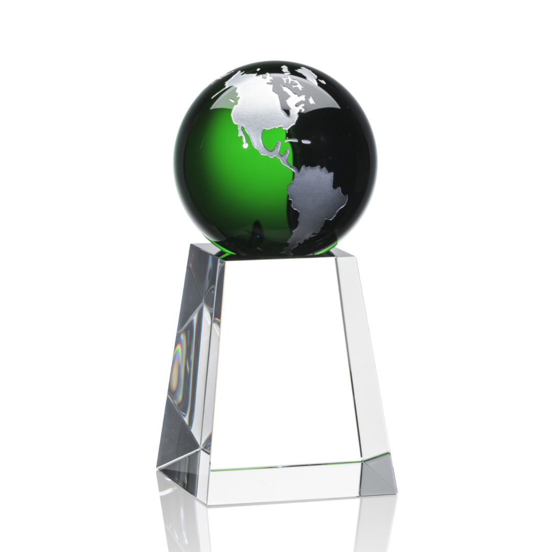 Heathcote Globe Award - Green/Silver 9
