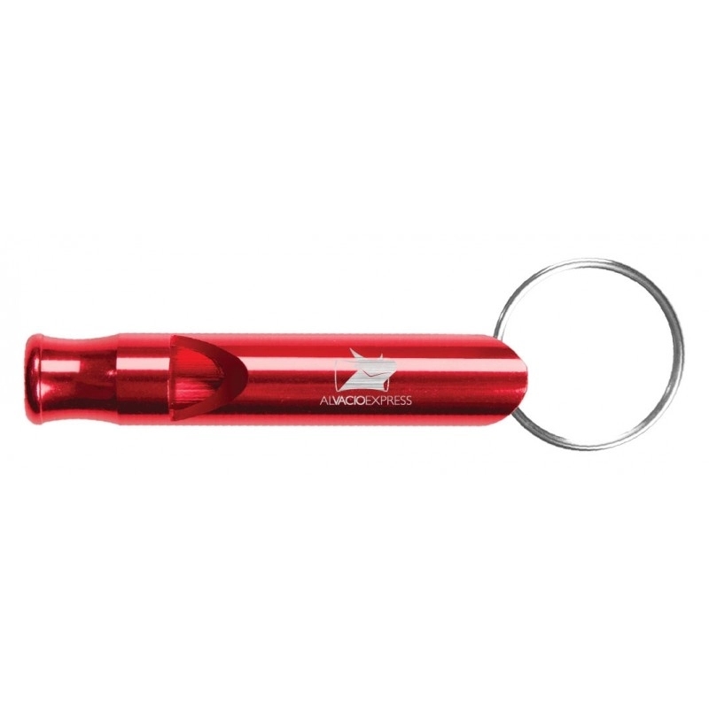 Aluminum Metal Whistle Key Chain 2