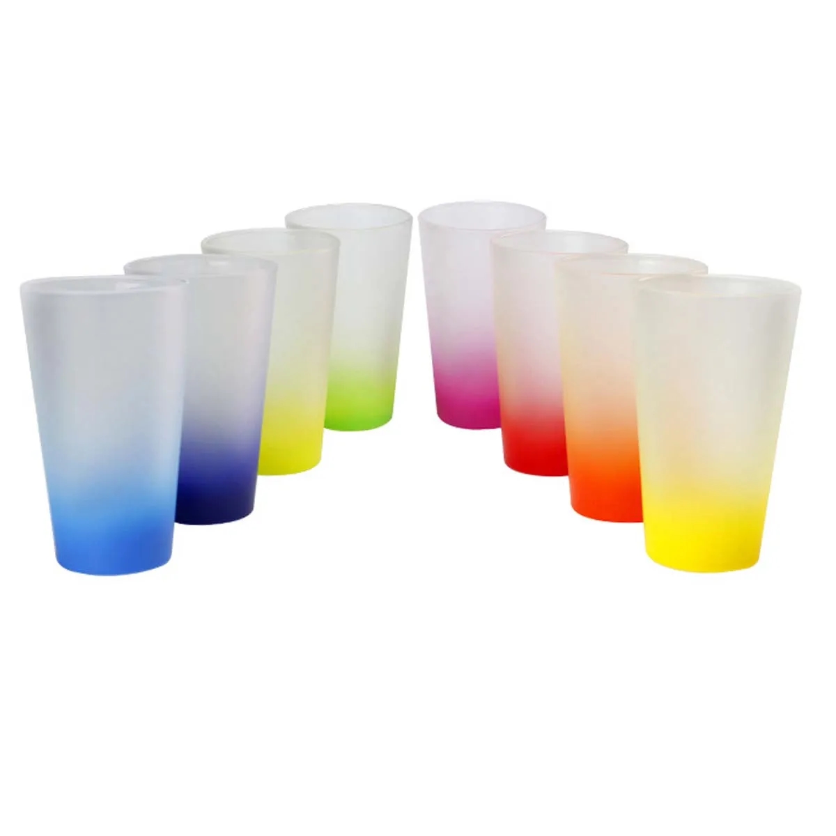 Colored Juice Drinking Glasses 4