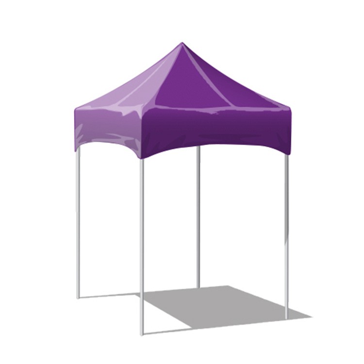 5x5 Canopy plain purple top 2