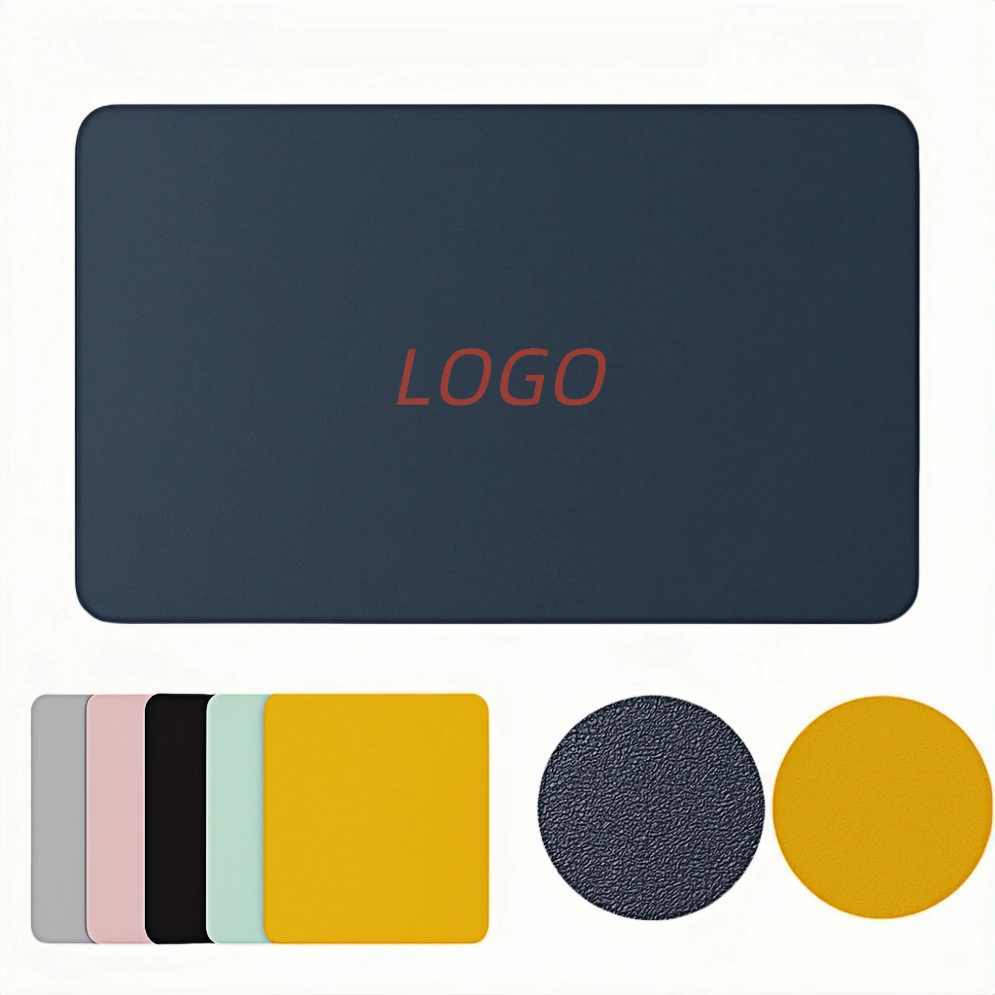 Rubber Mouse Pad - Non-Slip Surface & Stitched Edge 3