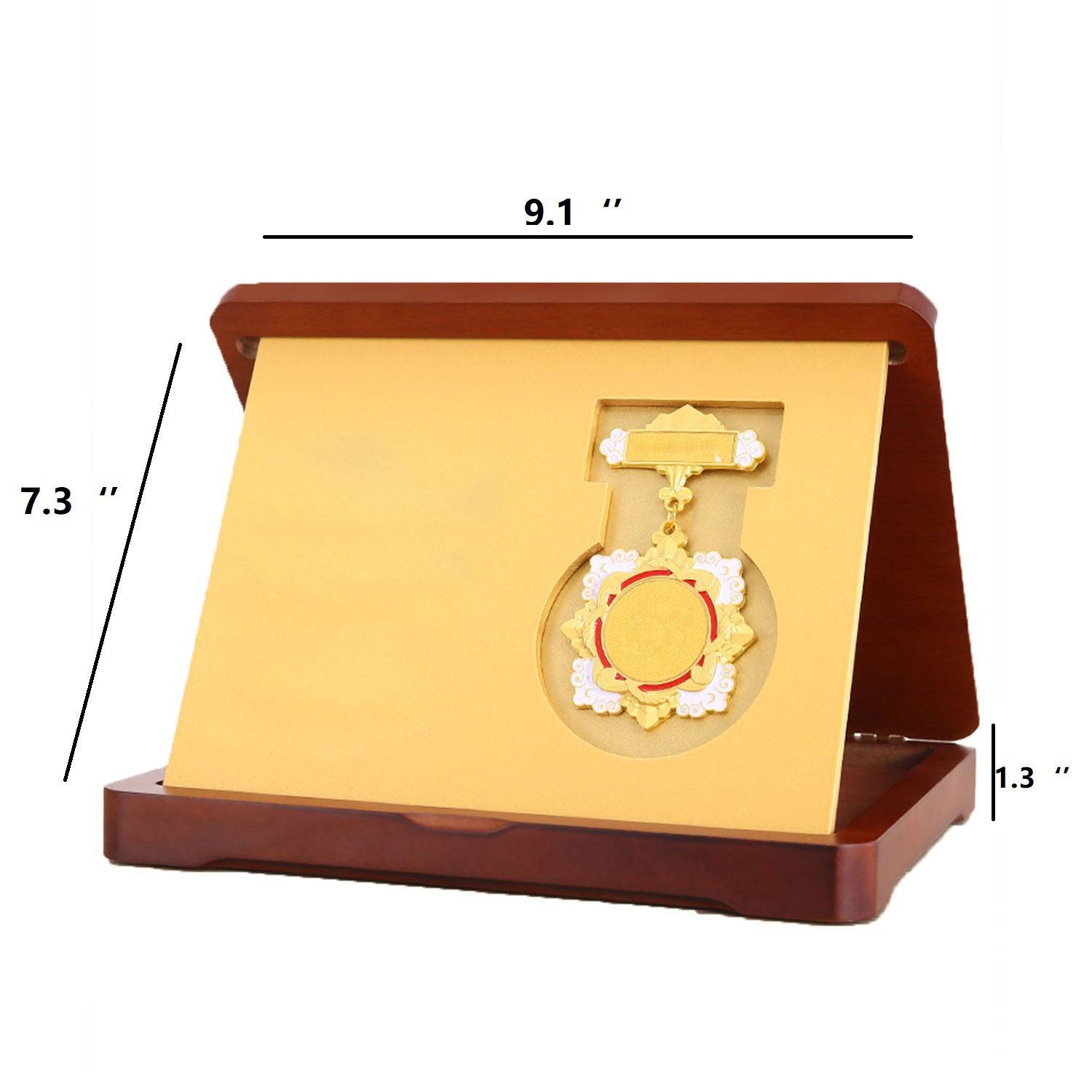 Medal With Wooden Box Commemorative Prize 5
