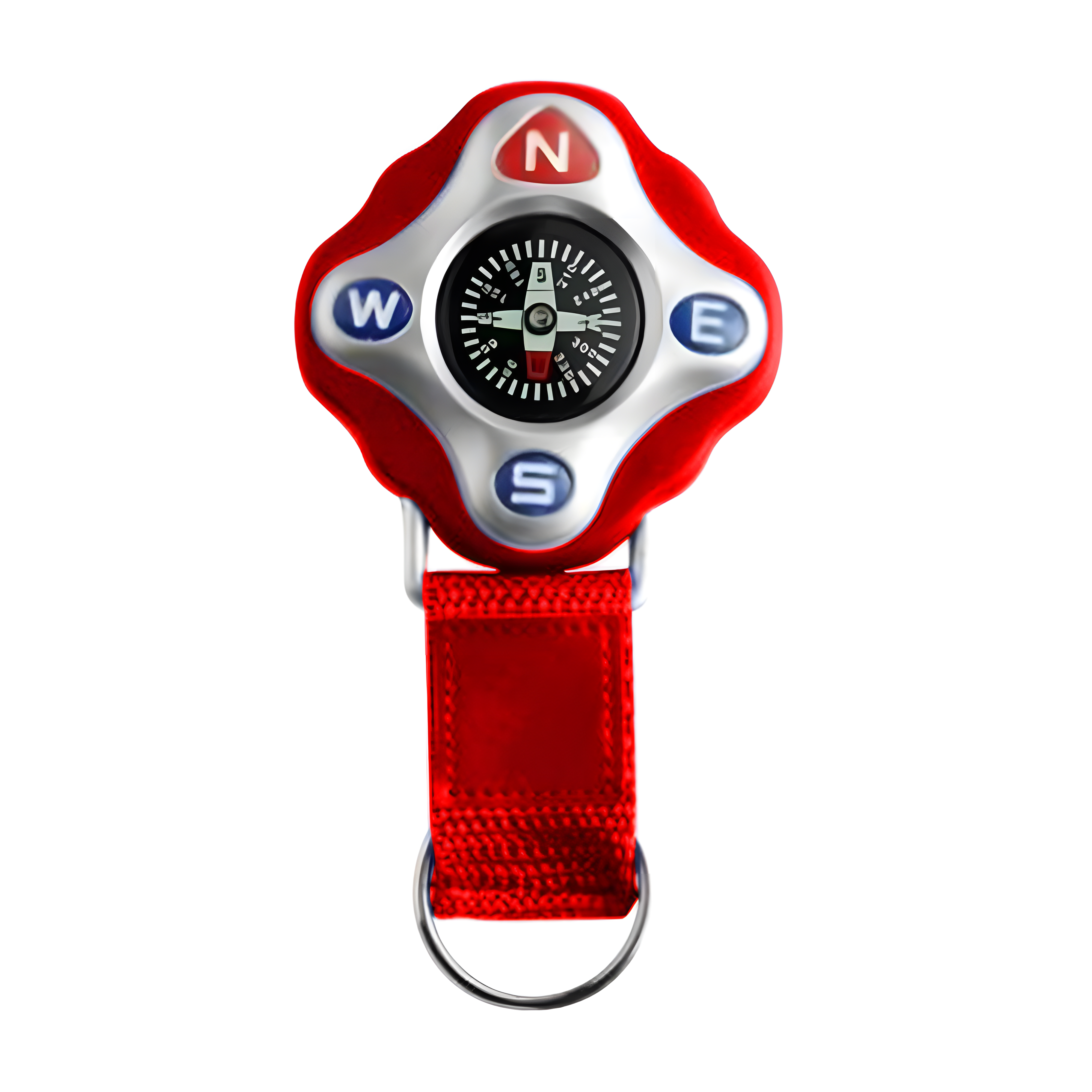 Navigation Compass Tool Keychain 4