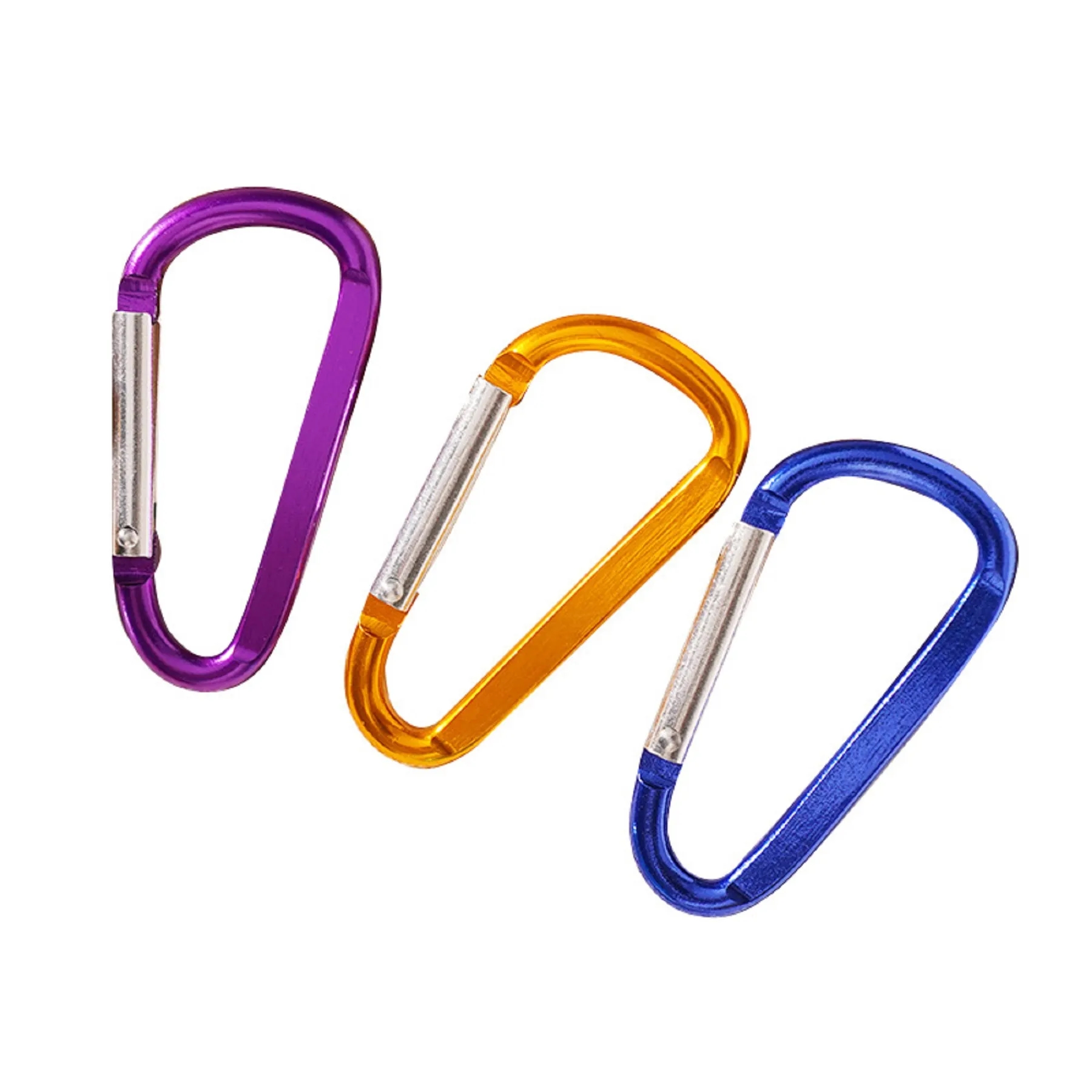 Aluminum D shape carabiner 3
