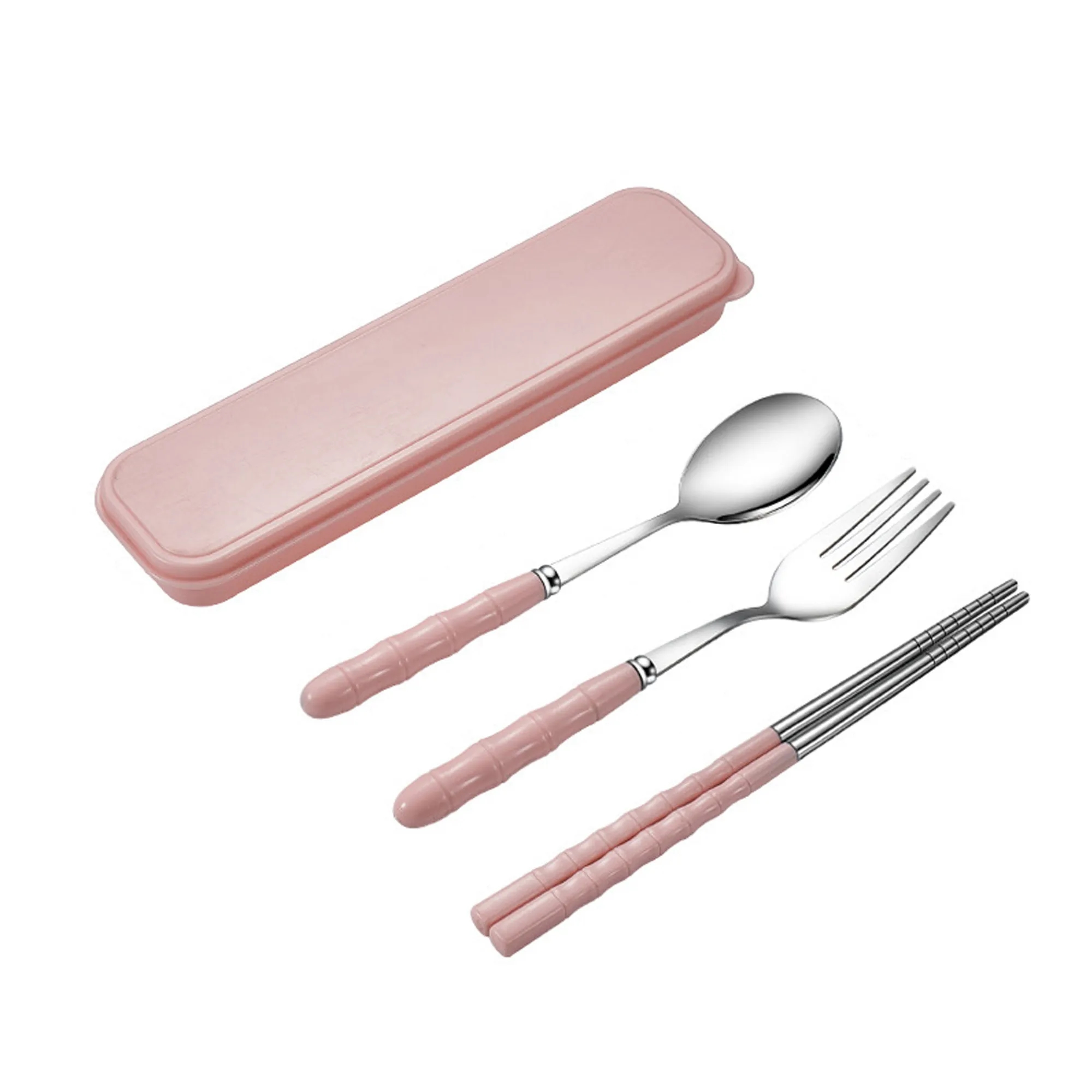 Stainless Steel Wheat Straw Cutlery Set 2
