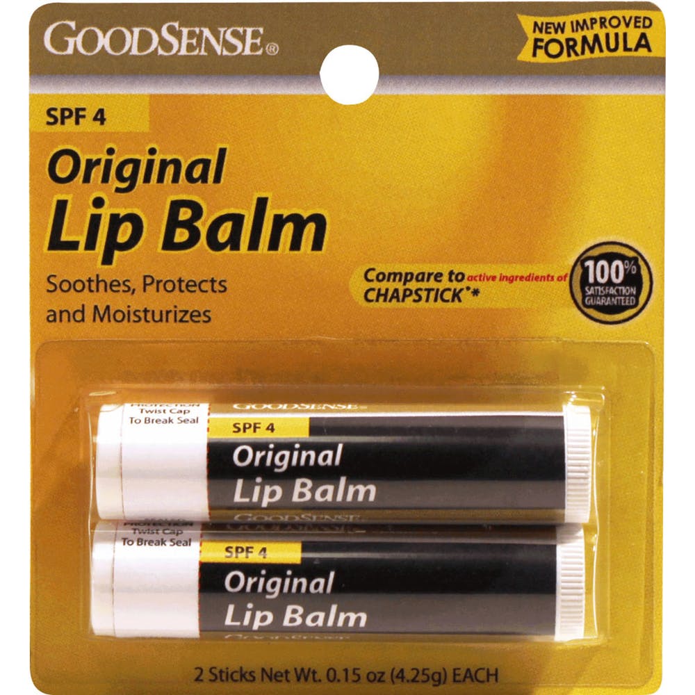 GoodSense Original Lip Balm - 0.14 oz 3 Pack 1