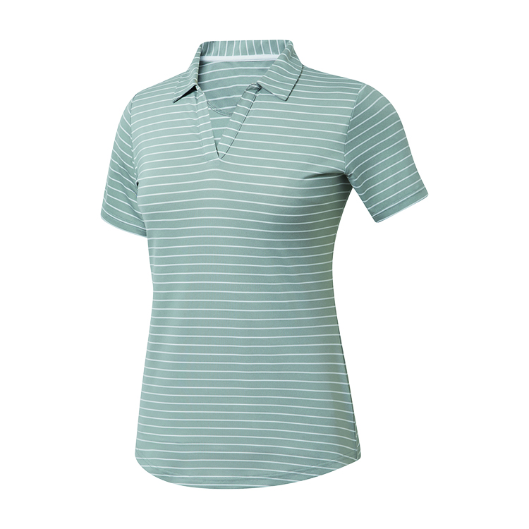 FootJoy Ladies Open Collar Stripe Shirt 3