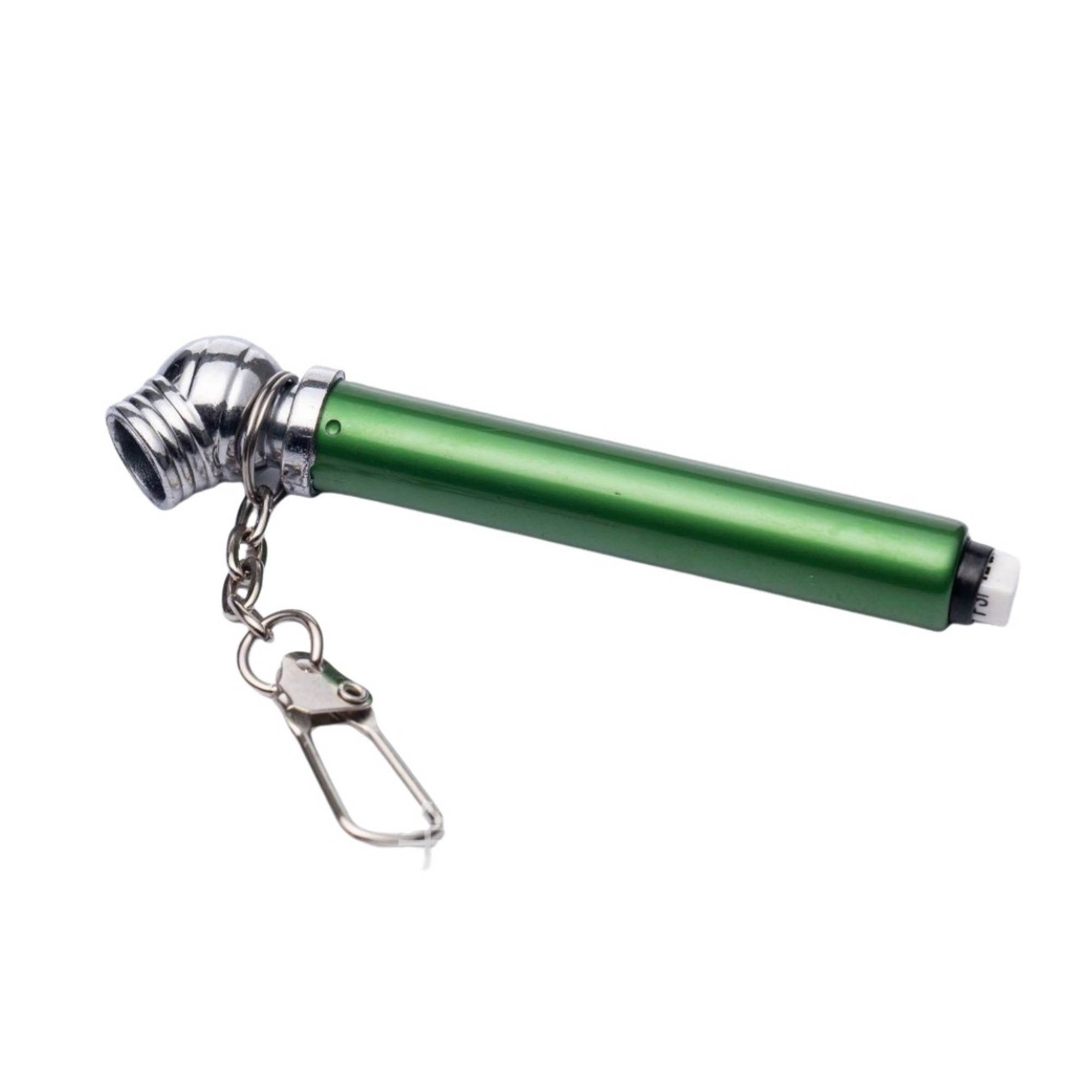 Aluminum Tube Tire Gauge Keychain With Chrome Plated Head 9