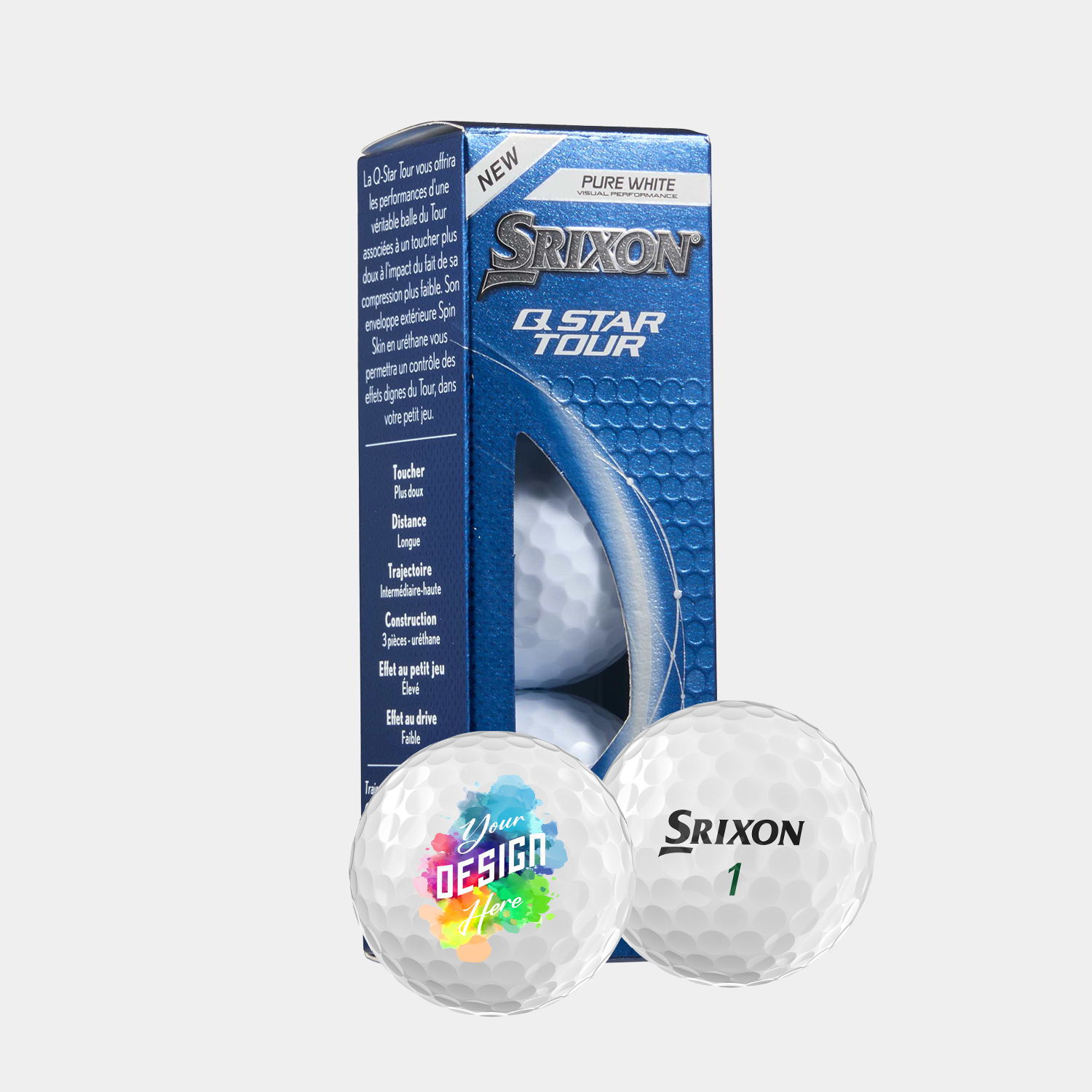 Srixon® 3 Pack Q-STAR TOUR Golf Balls 3