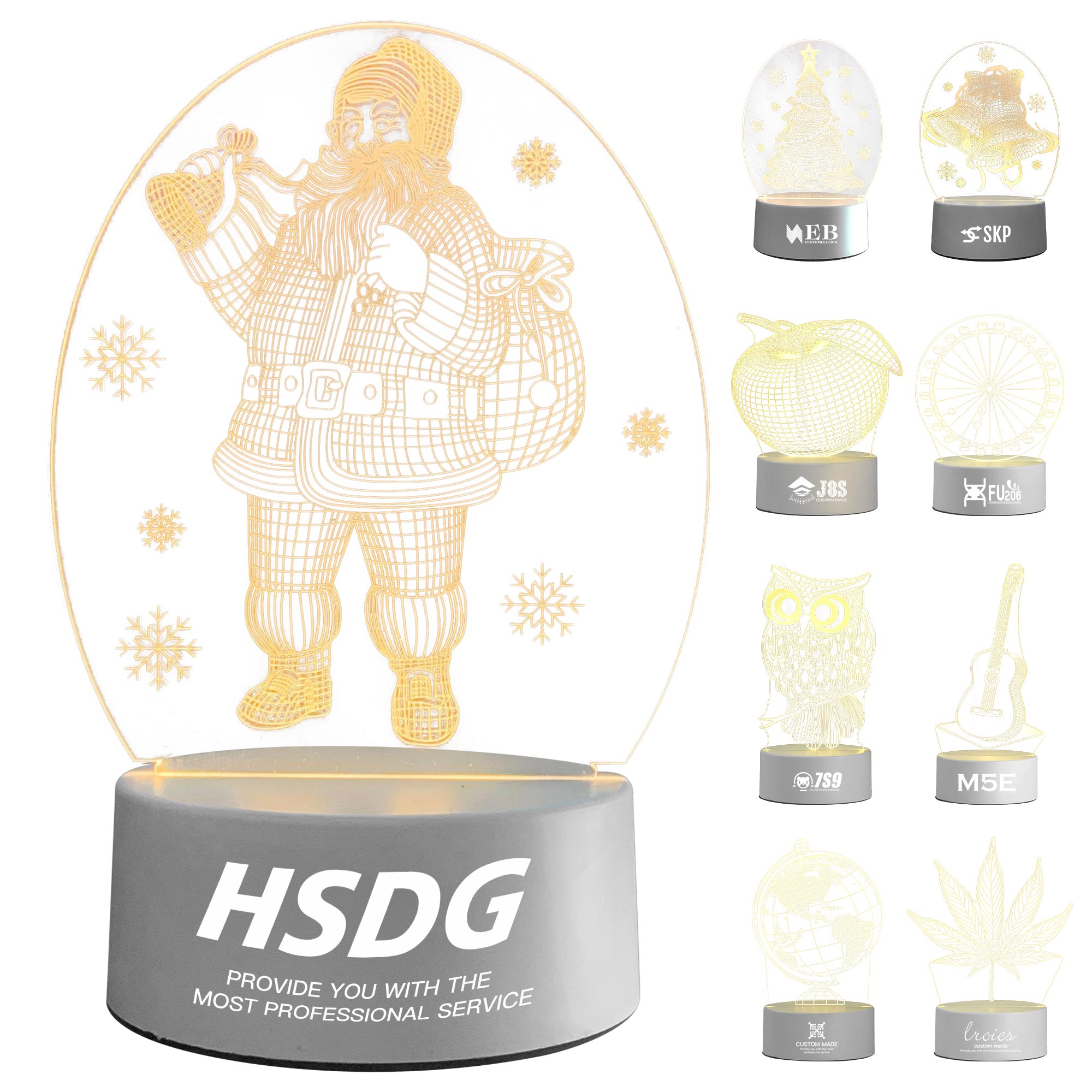 3D Creative Visualization Lamp 6