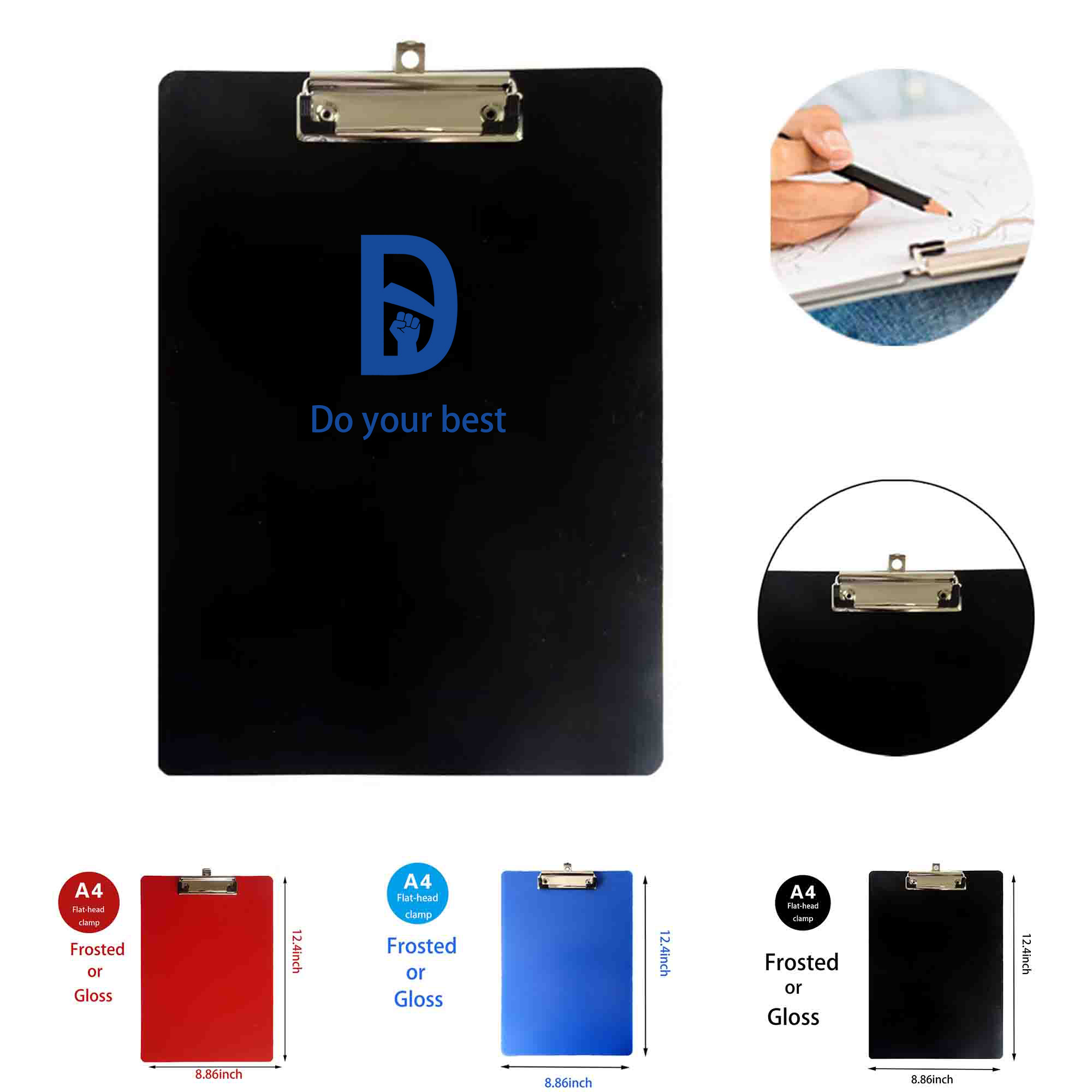 A4 Folder With Metal Clip 2
