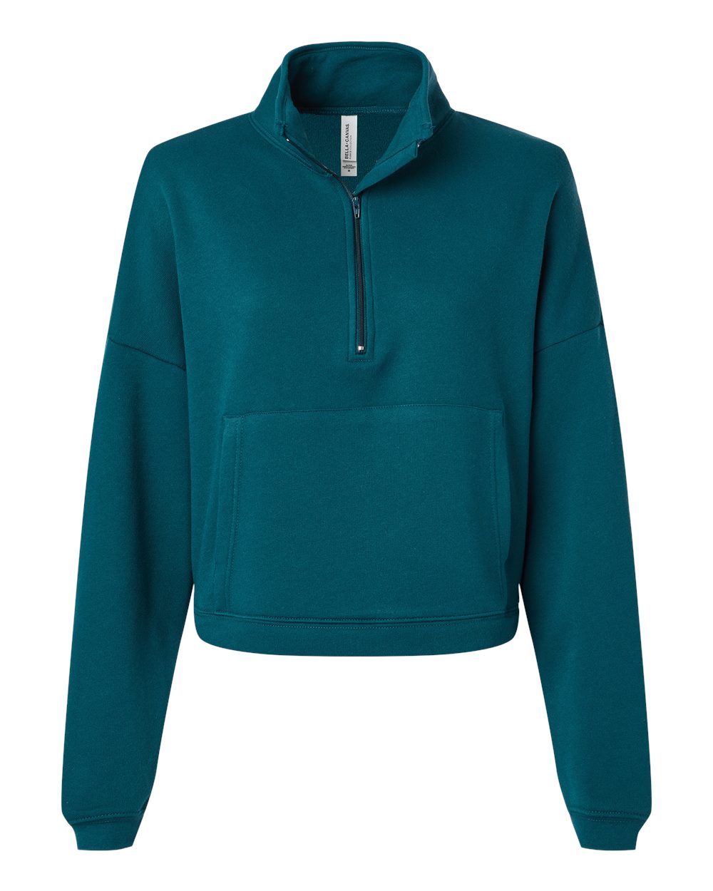 Women's Sponge Fleece Half Zip Pullover - 3953 4