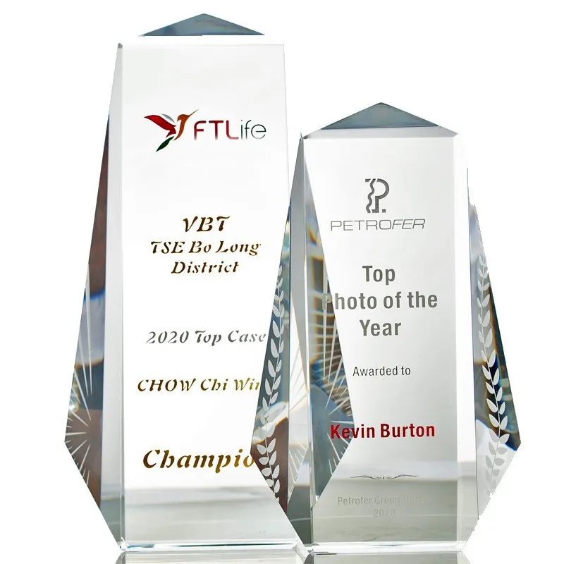 Obelisk Optical Crystal Award 3