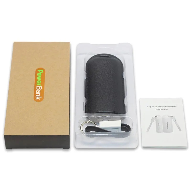 PU Leather Keychain Power Bank 3
