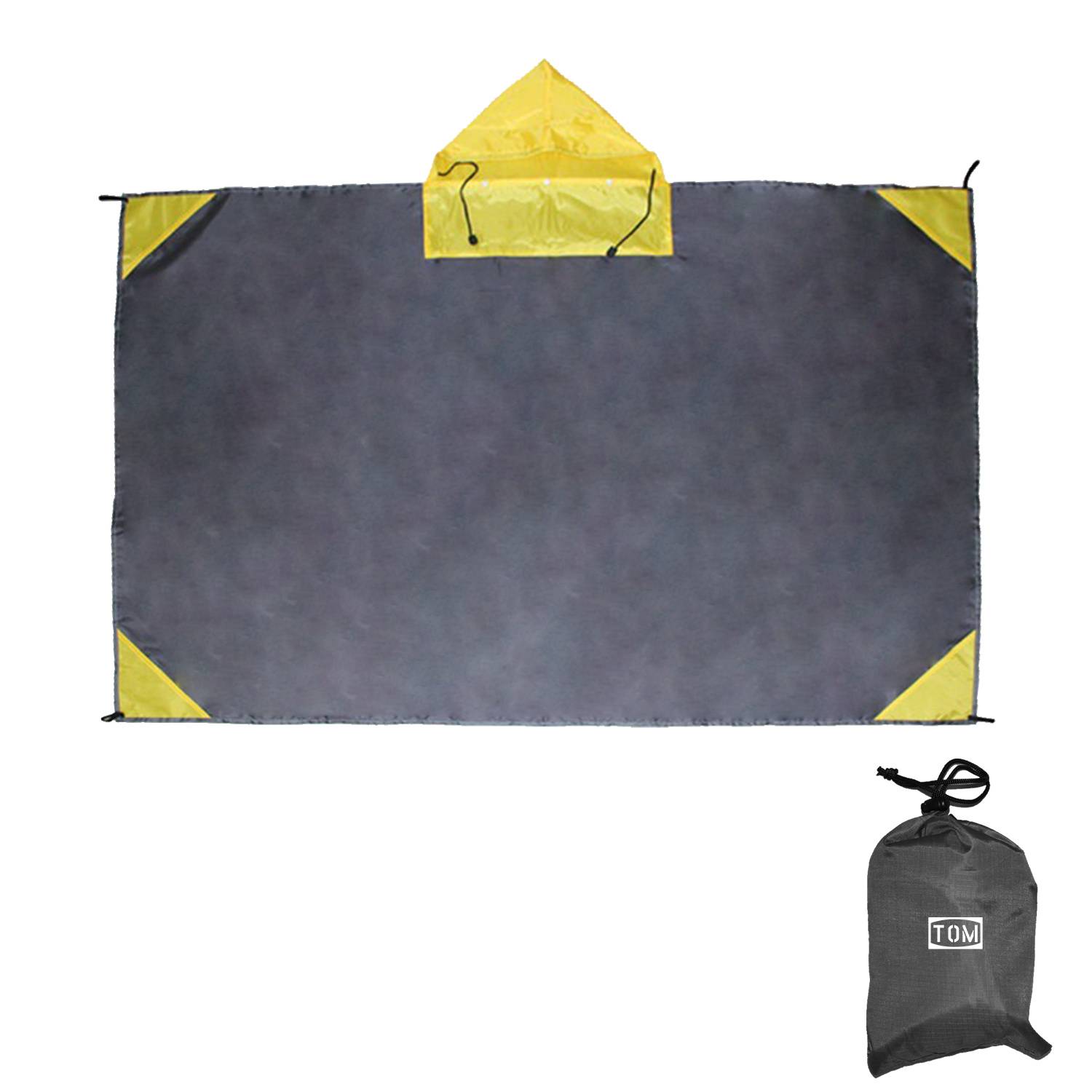 Mountaineering Beach Moisture-Proof Mat Raincoat/Rain Cape 2