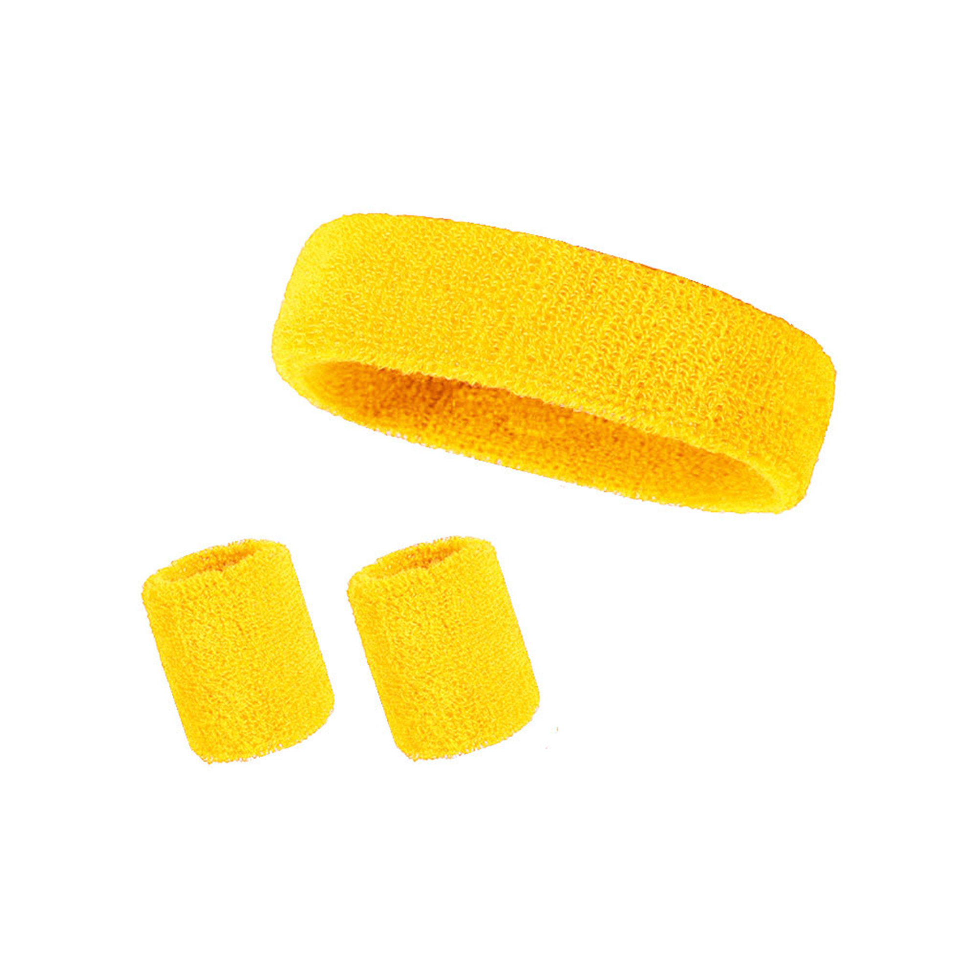 Elastic Sweat Absorbing Headband Wristband Set 12