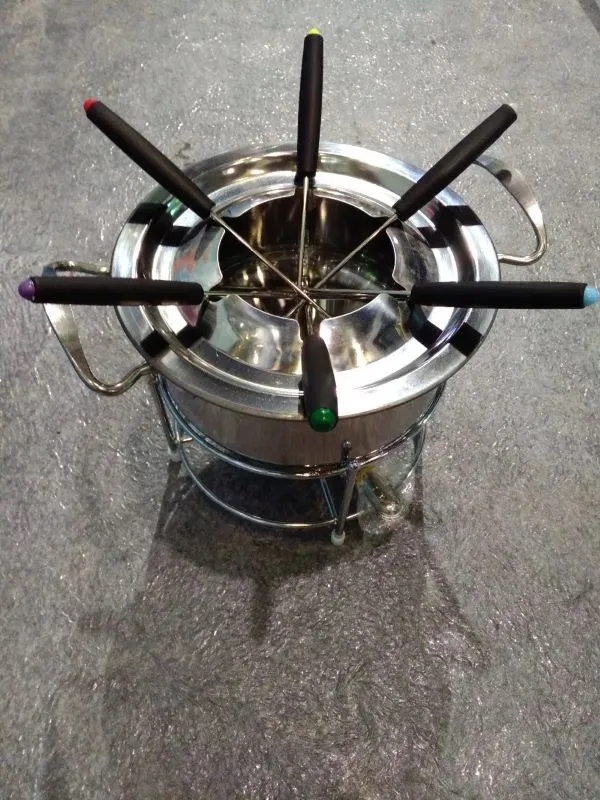 Stainless Steel Fondue Pot 5