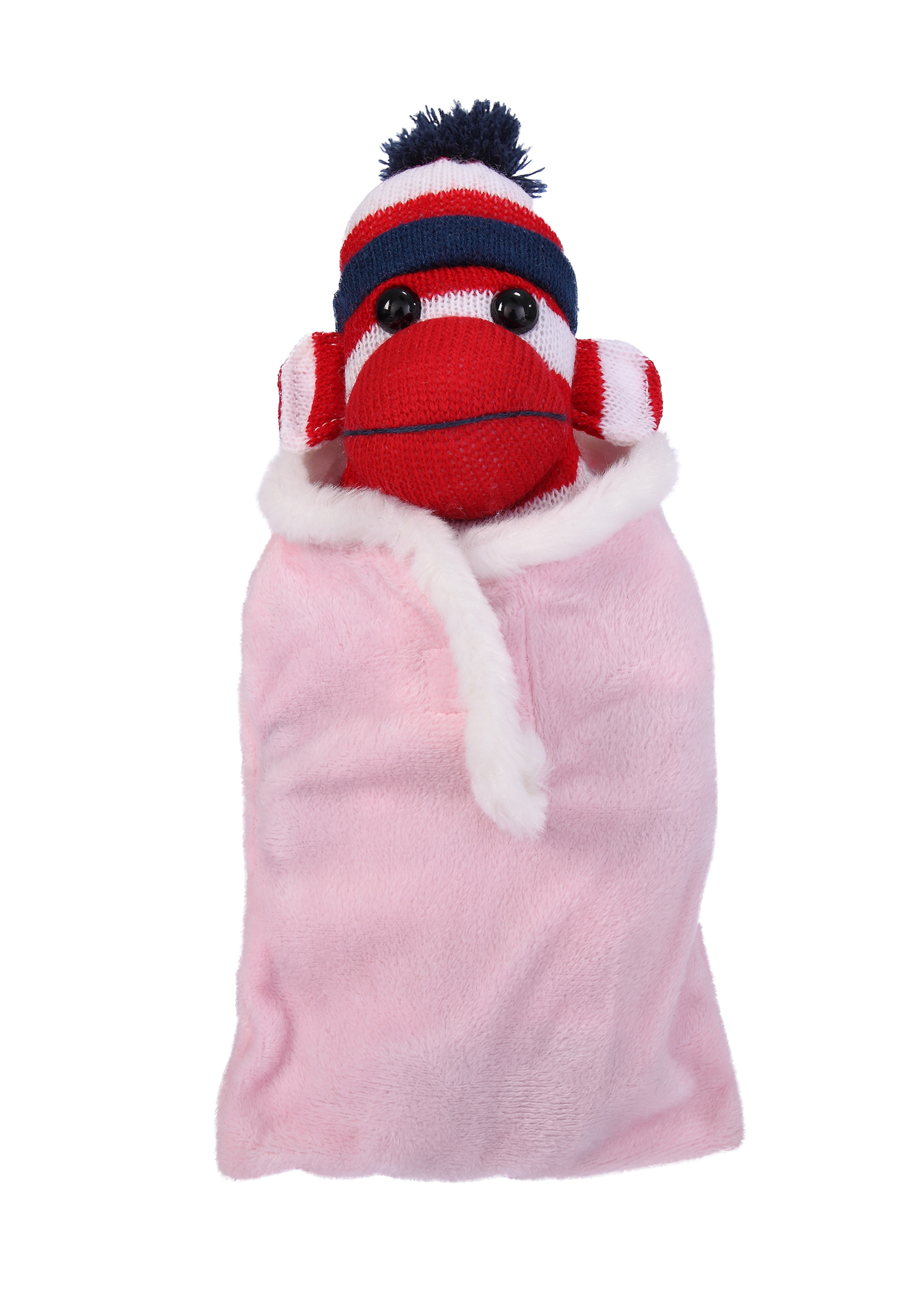 Patriotic Sock Monkey in Baby Sleeping Bag 2