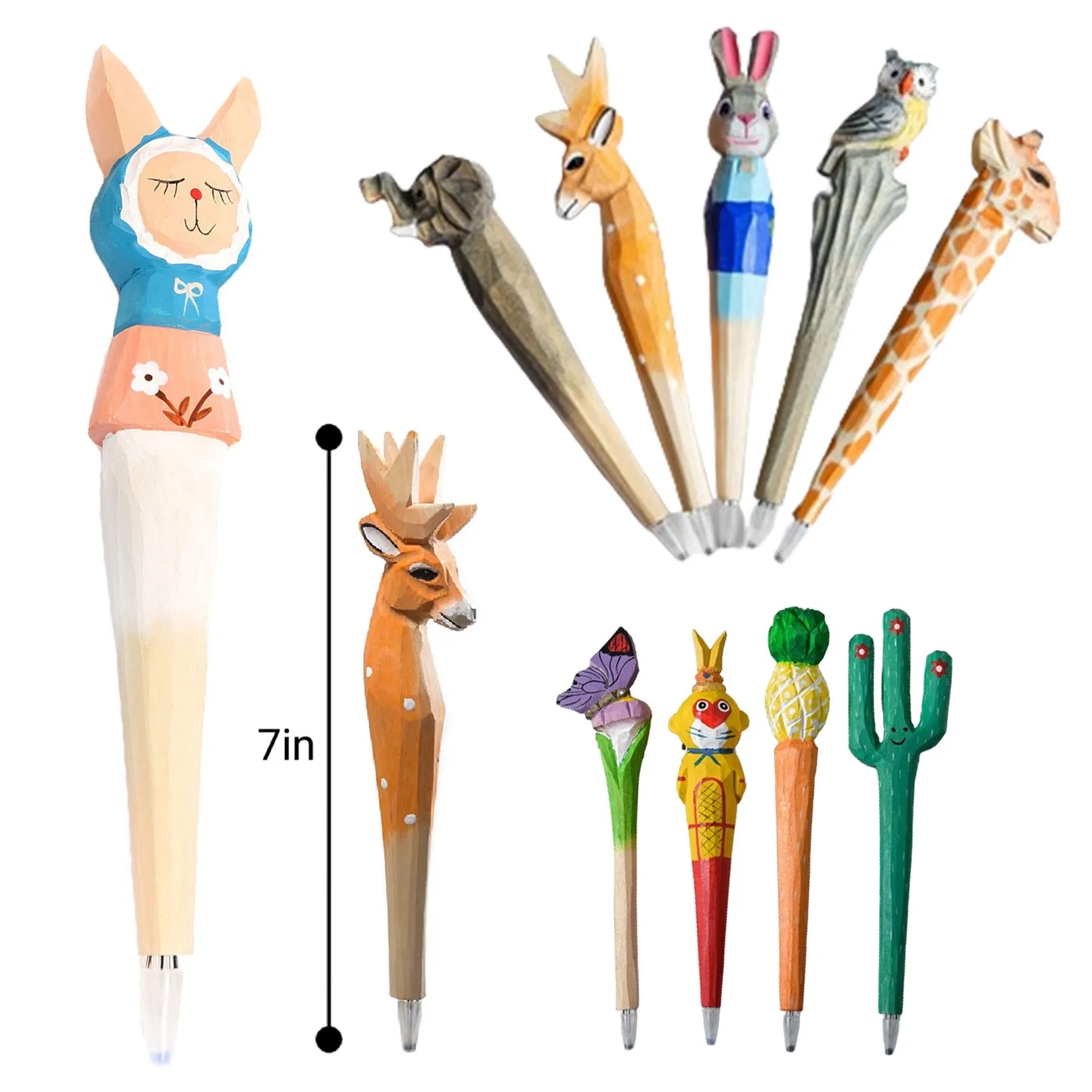 Cartoon Wooden Pen 1