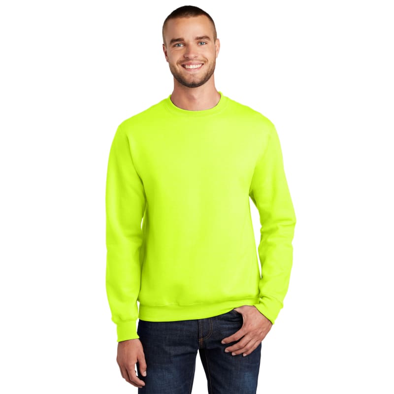 Port & Company Essential Fleece Crewneck Sweatshirt., custom hoodie or sweatshirt with logo imprint 4