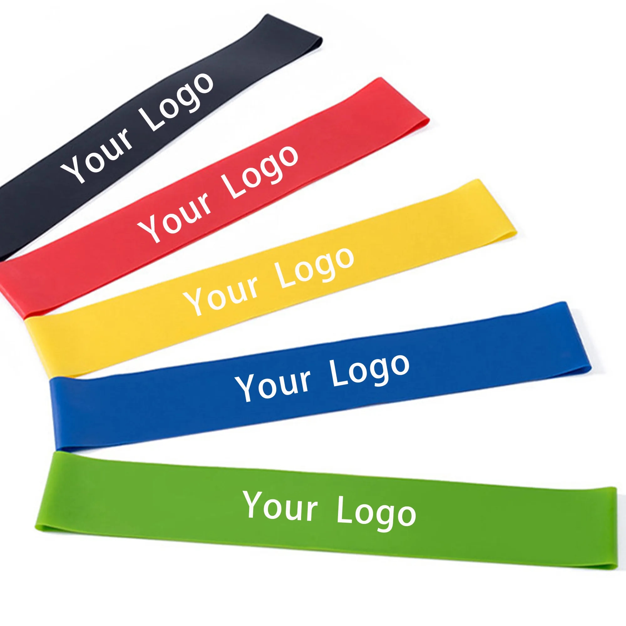 Set Of 5 Yoga Fitness Resistance Bands 6