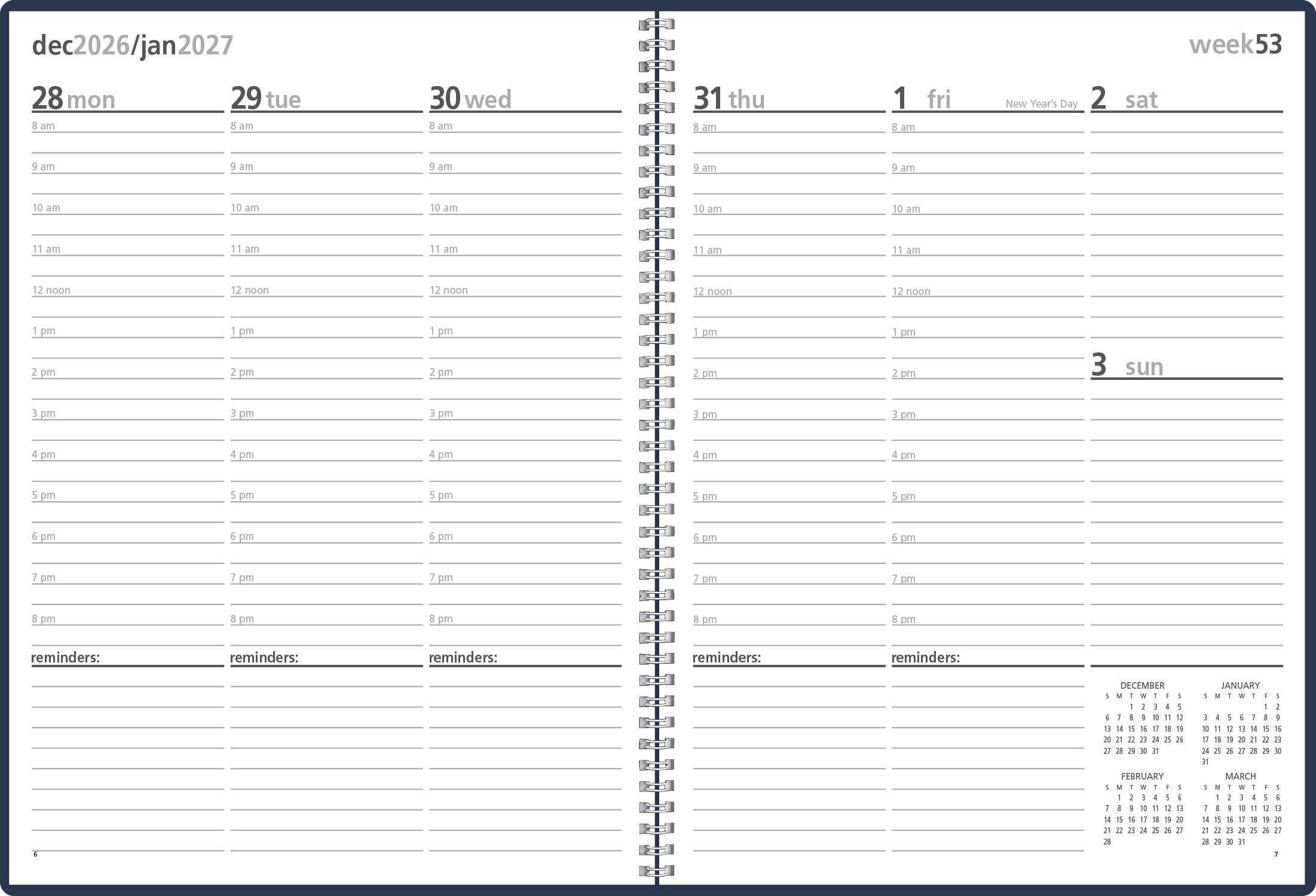 Triumph® Calendars Monthly & Weekly Planner 61
