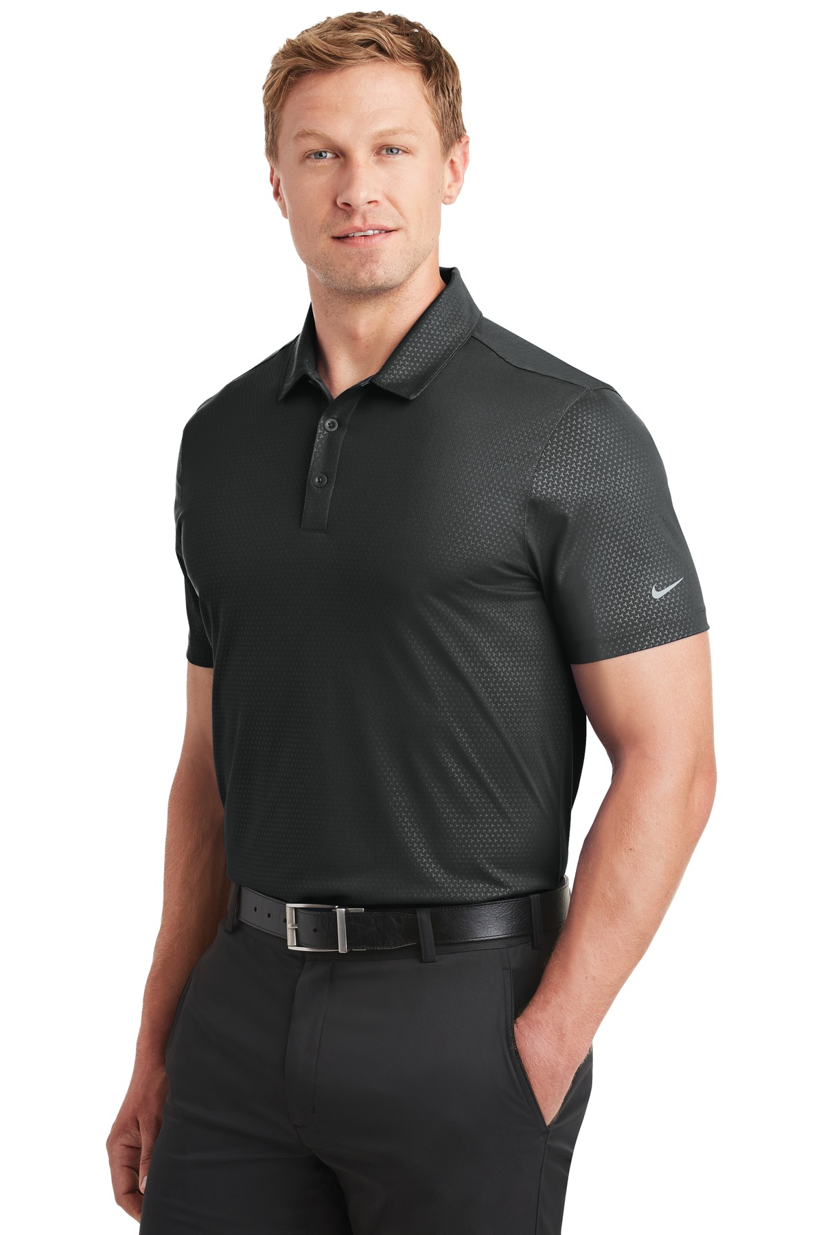 Dri-FIT Embossed Tri-Blade Polo