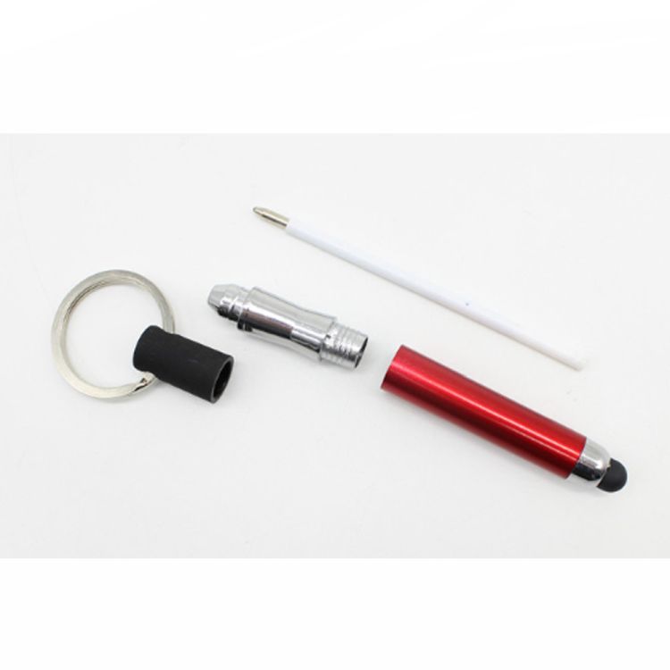 3-in-1 Mini Stylus Pen with Keyring Loop 2