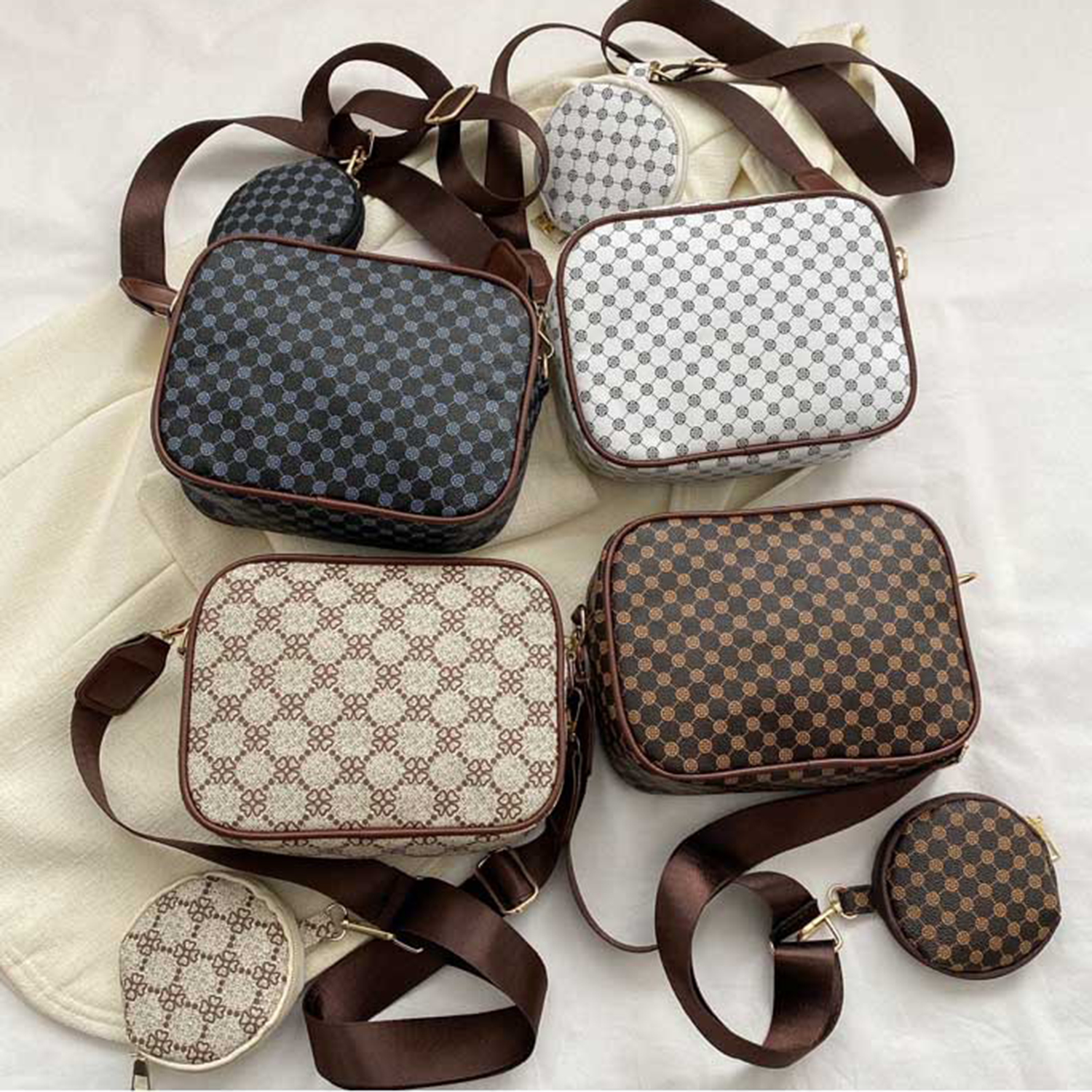 Girls Stylish Retro Printed Purse Bag 3