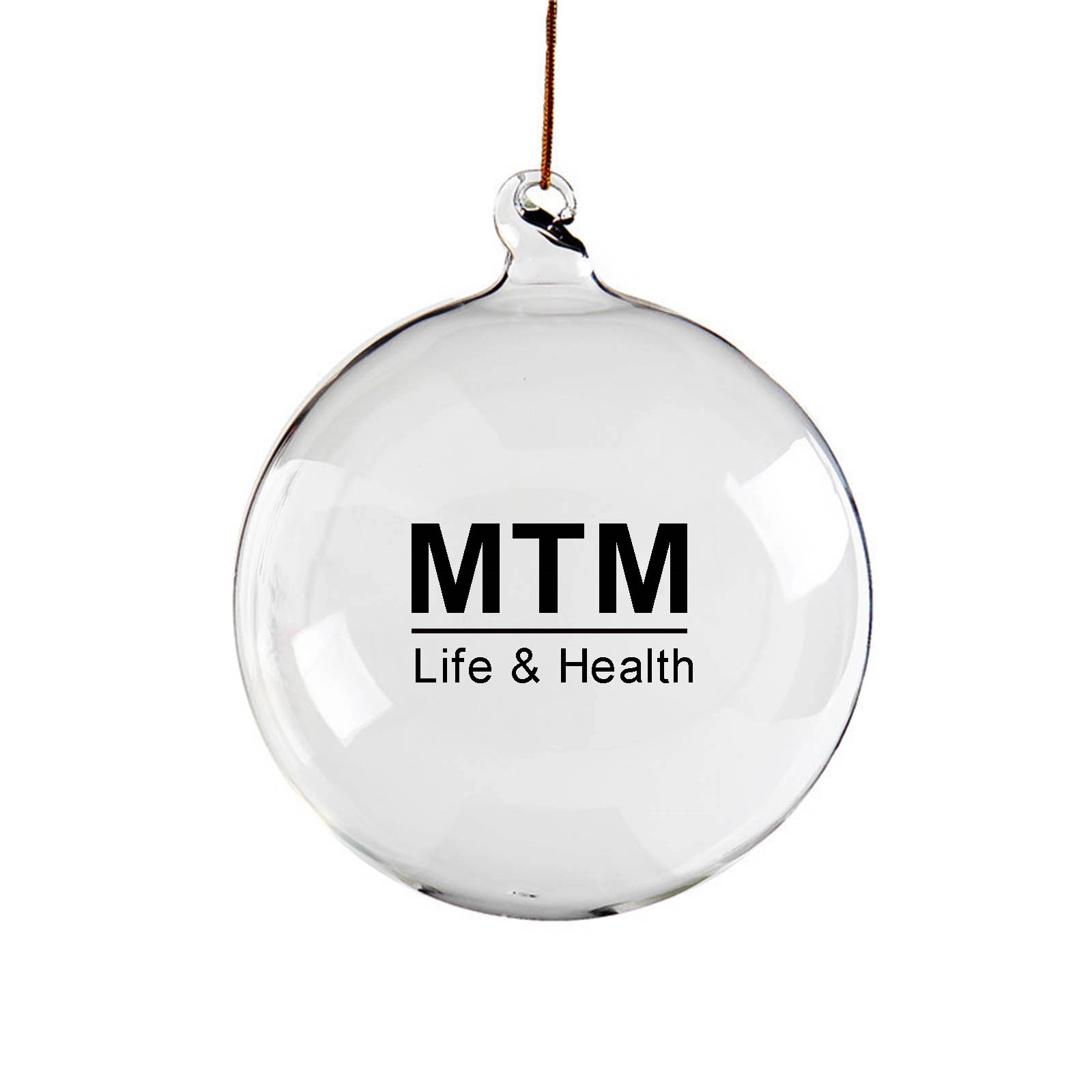 3 Inch Glass Christmas Ball Ornament 2