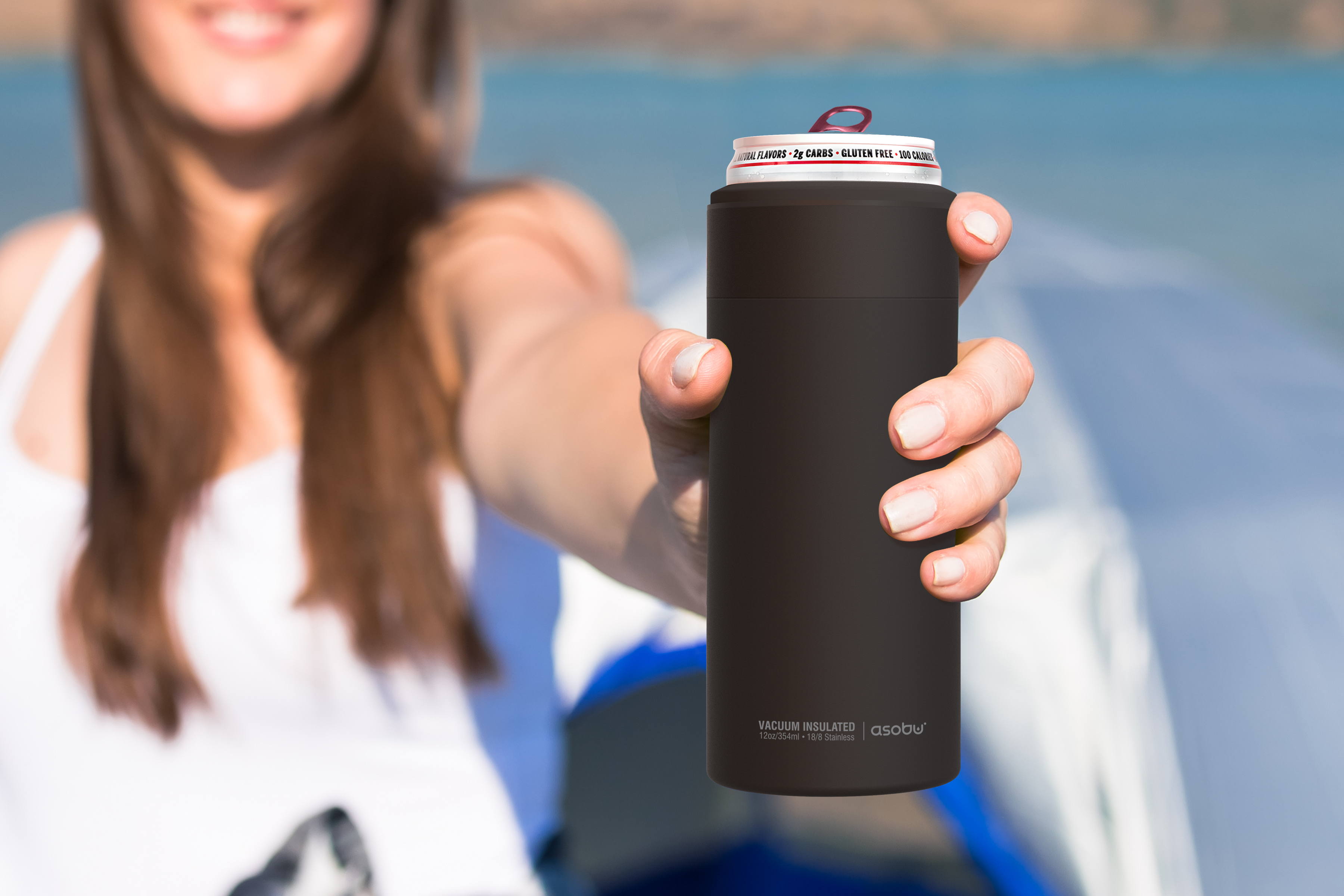12 oz Asobu Insulated Slim Can Cooler 19