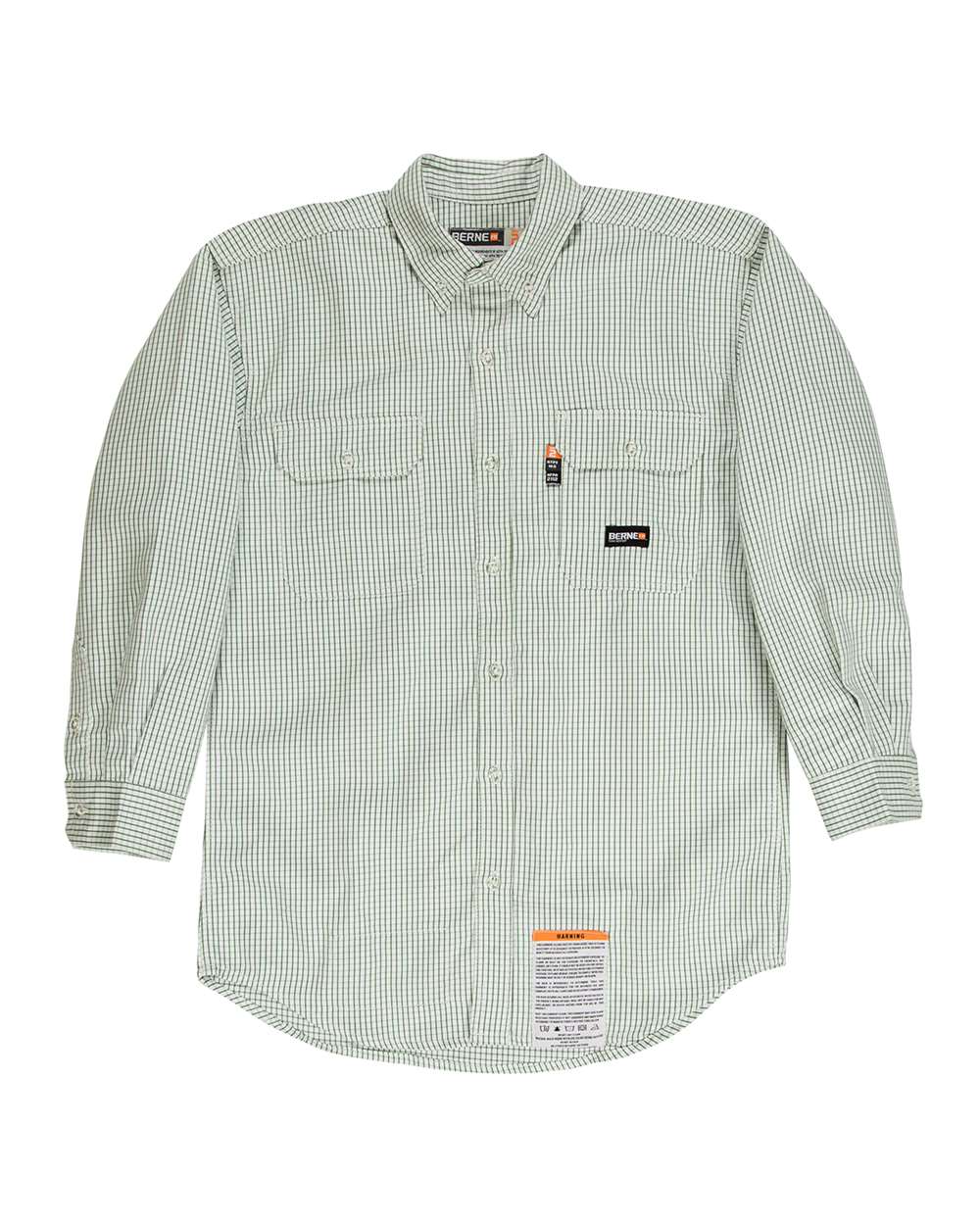 Men's Tall Flame-Resistant Down Plaid Work Shirt - FRSH21T 8