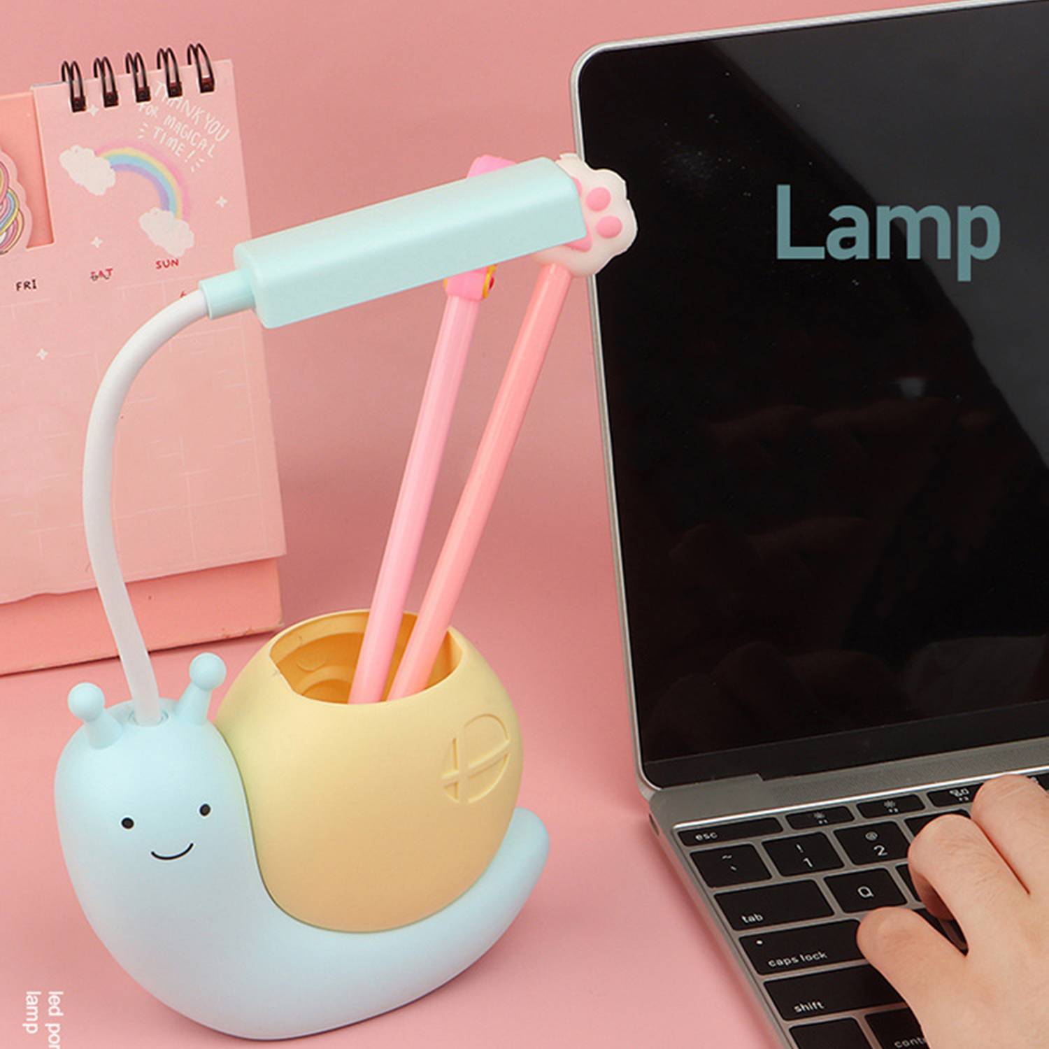 Cute Portable USB Rechargeable LED Reading Desk Lamp 4