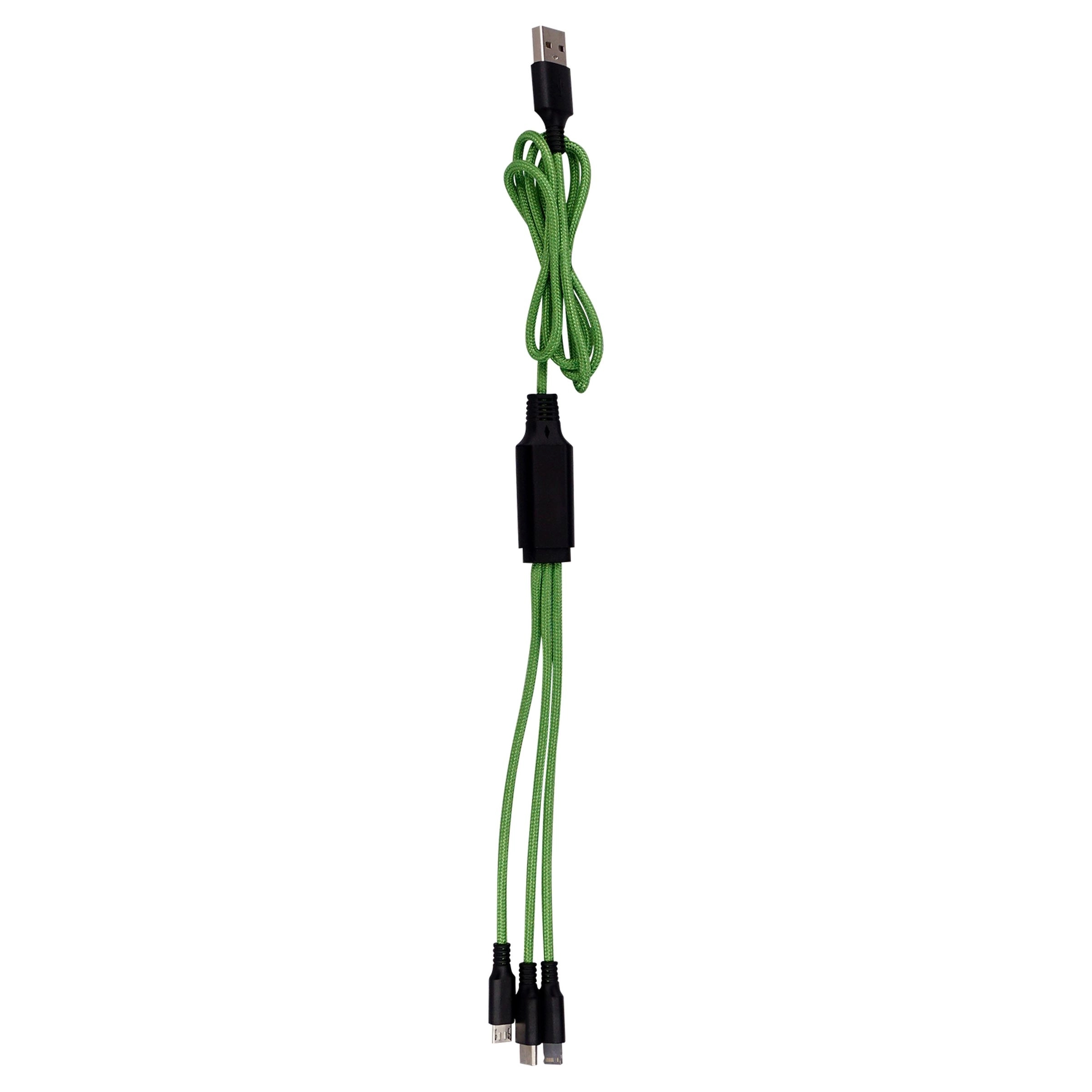 3' METALLIC LOGO LIGHT UP CABLE WITH TYPE C USB 8