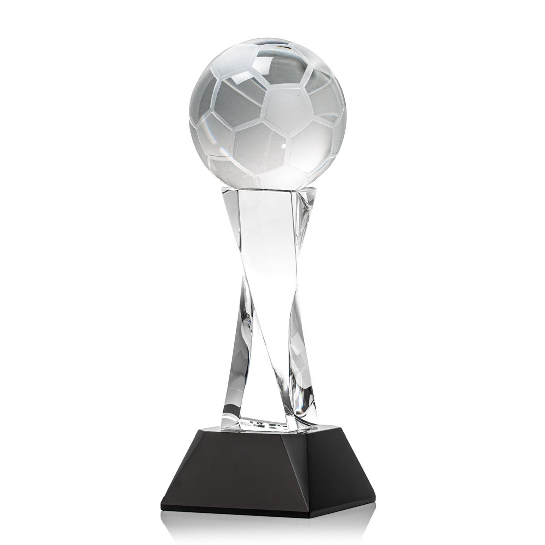 Soccer Ball Award on Langport Base - Black 2