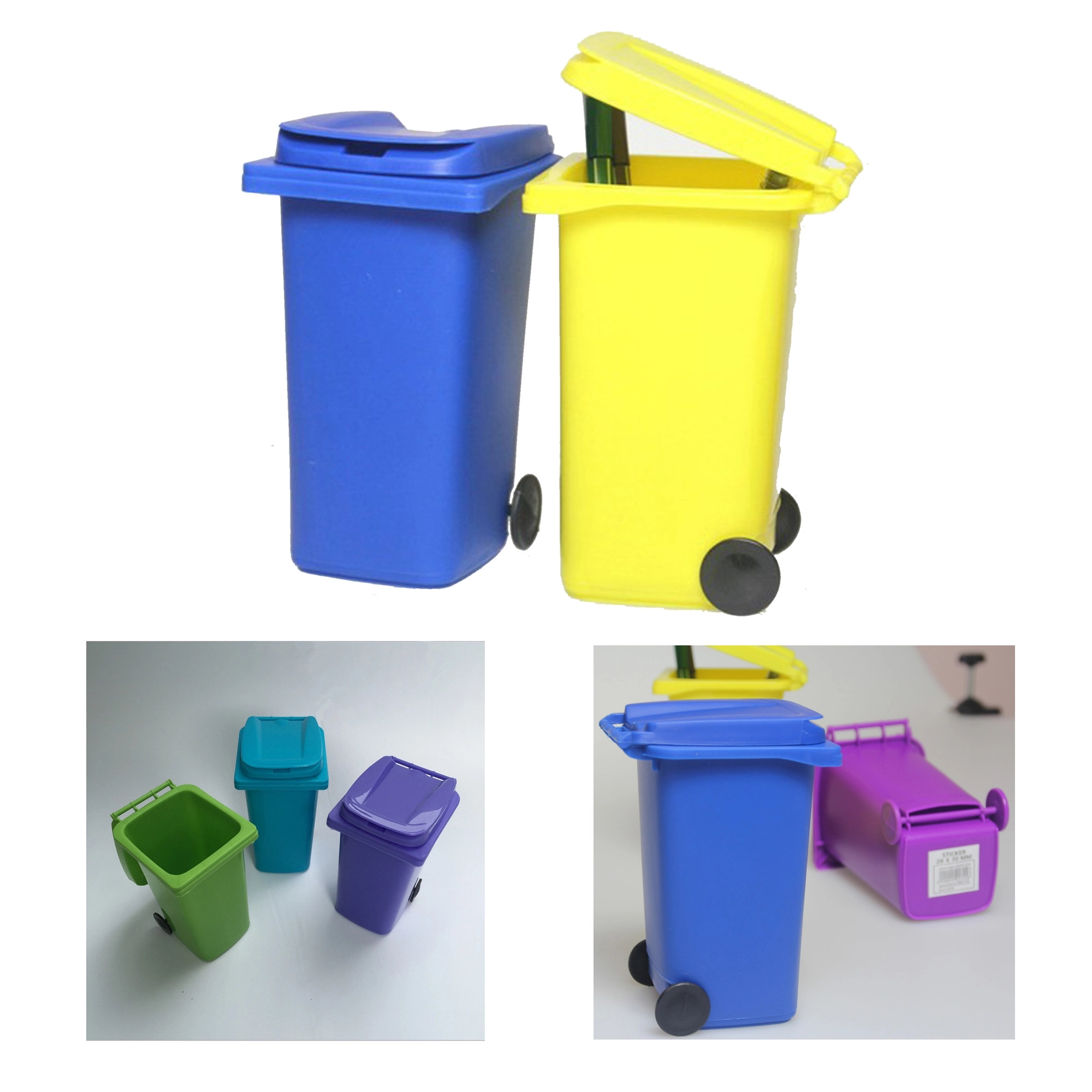 Office Desktop Trash Garbage Can 4