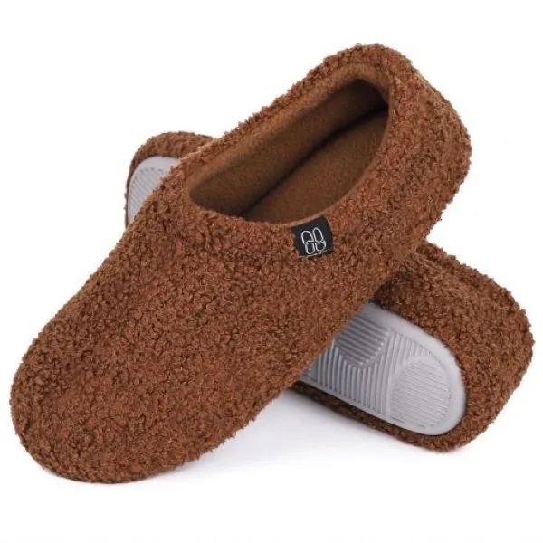 HomeTop Women's Cozy Memory Foam Loafer Slippers 4