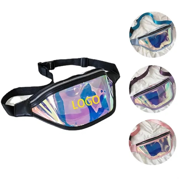 Unisex Iridescent Holographic Fanny Pack