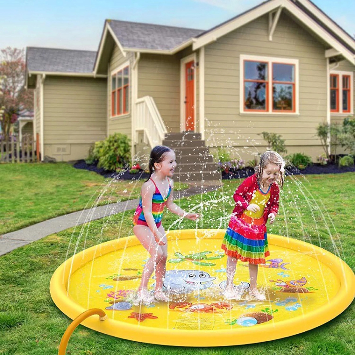 Pad Sprinkler For Kids Splash Play Mat 5