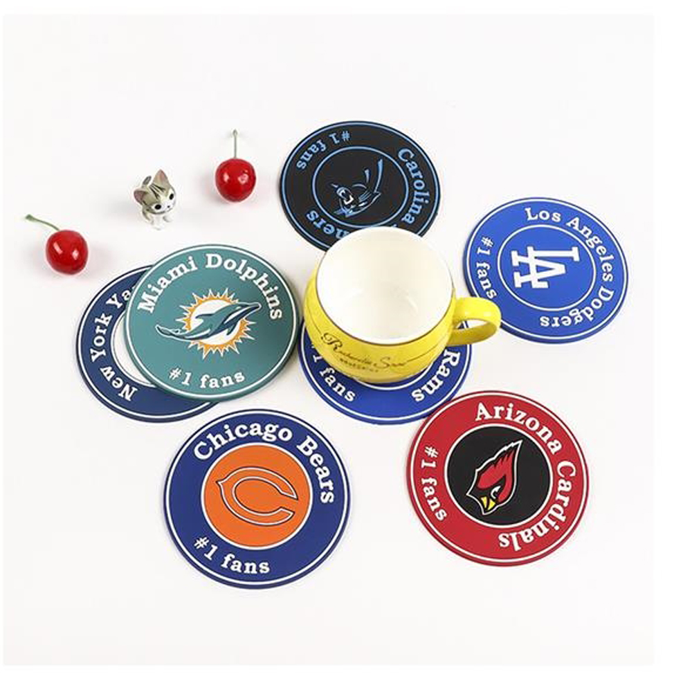PVC Soft Rubber Cup Coaster 2