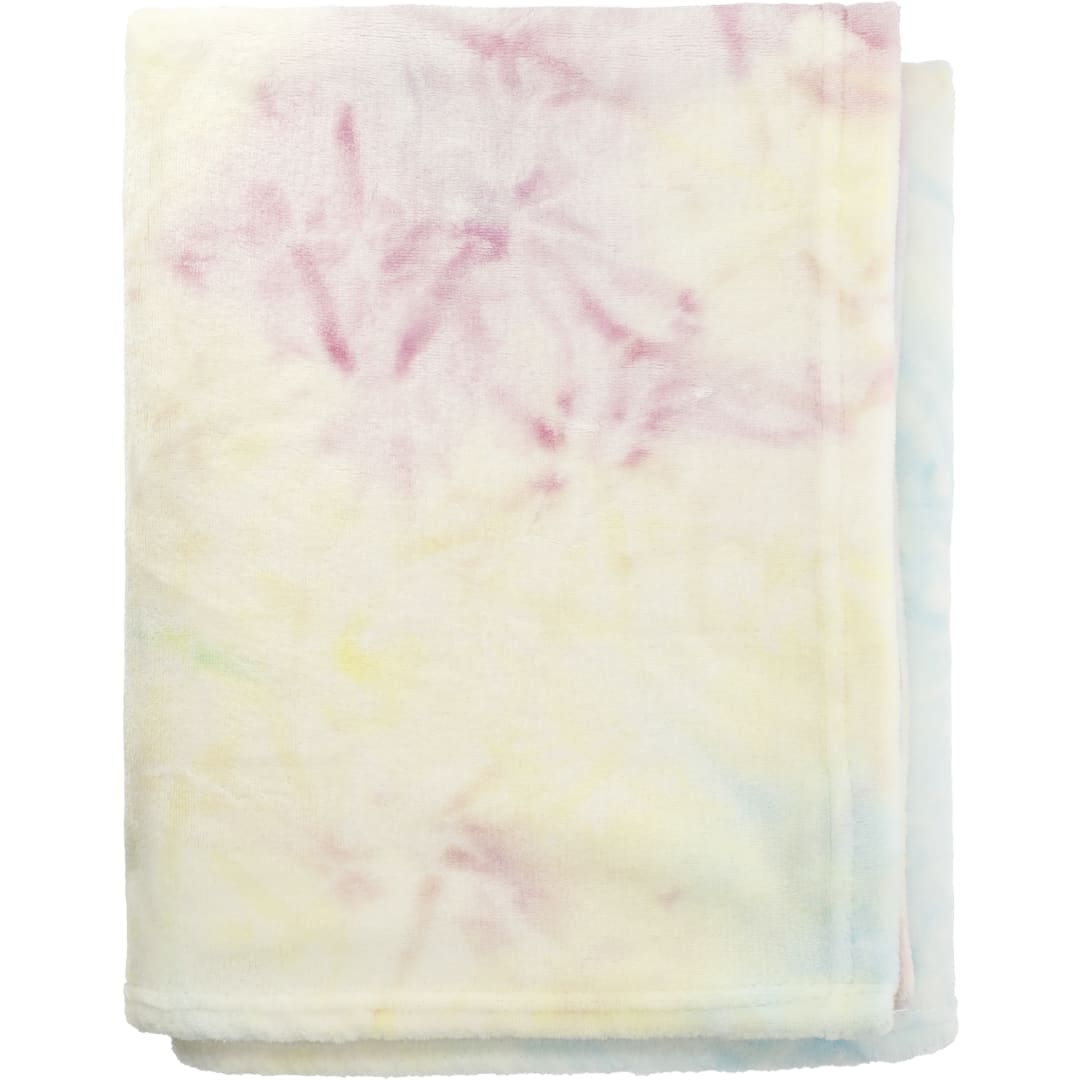 Tie Dye Flannel Fleece Blanket 10