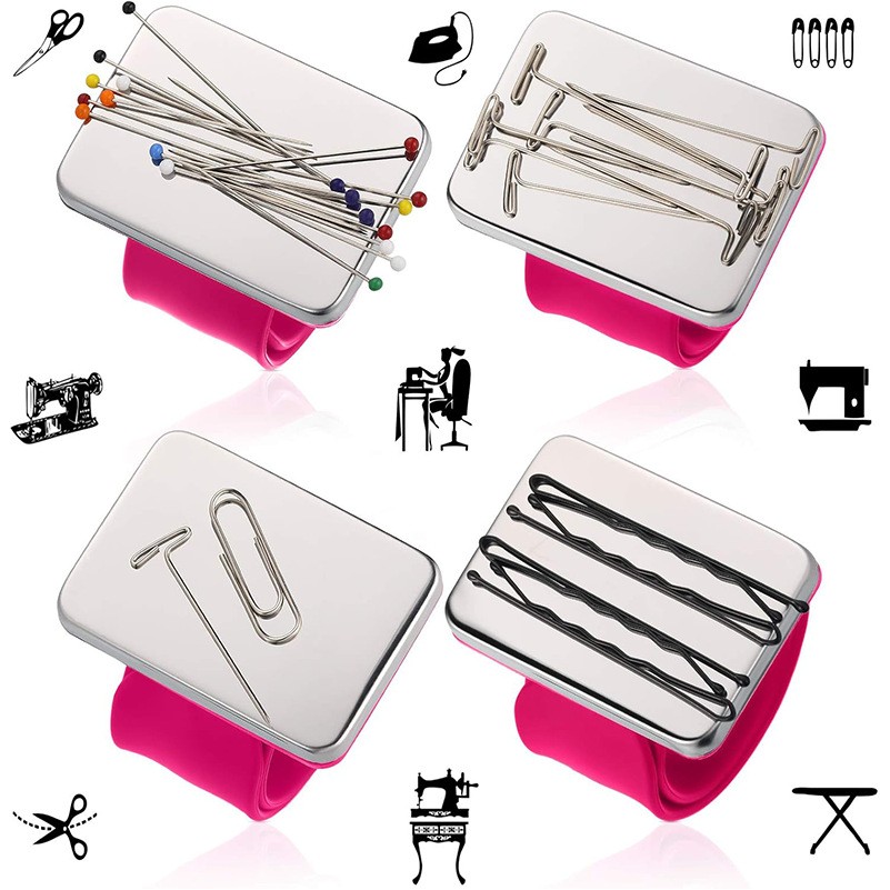 Magnetic Snap Bracelet Hair Clip Holder 3