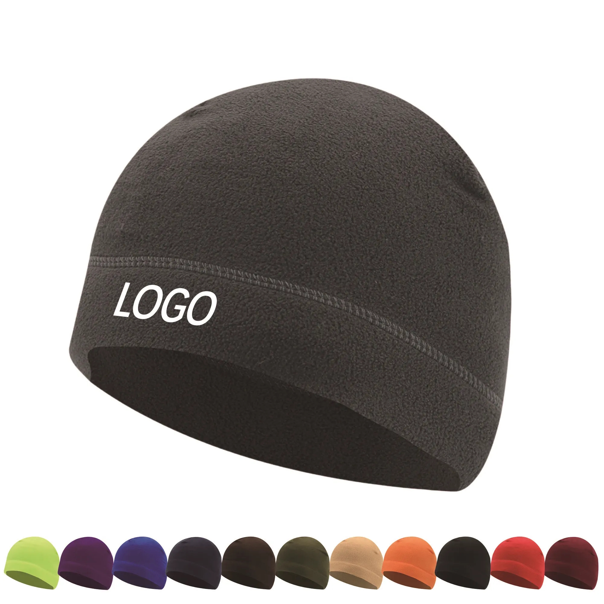 Warm Fleece Beanie Skull Cap Rush Service 6