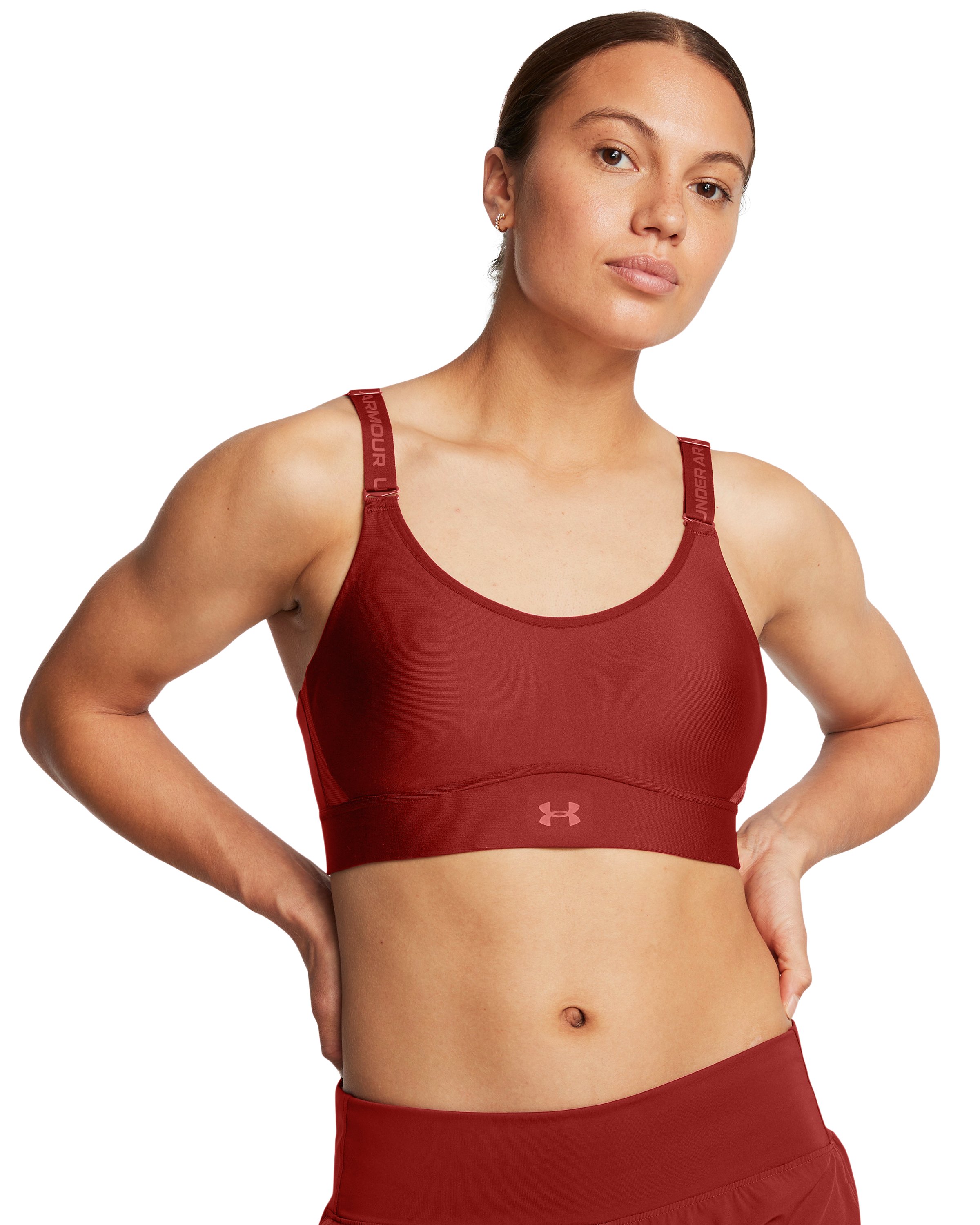 UA Infinity 2.0 Mid Women's Sports Bra 1