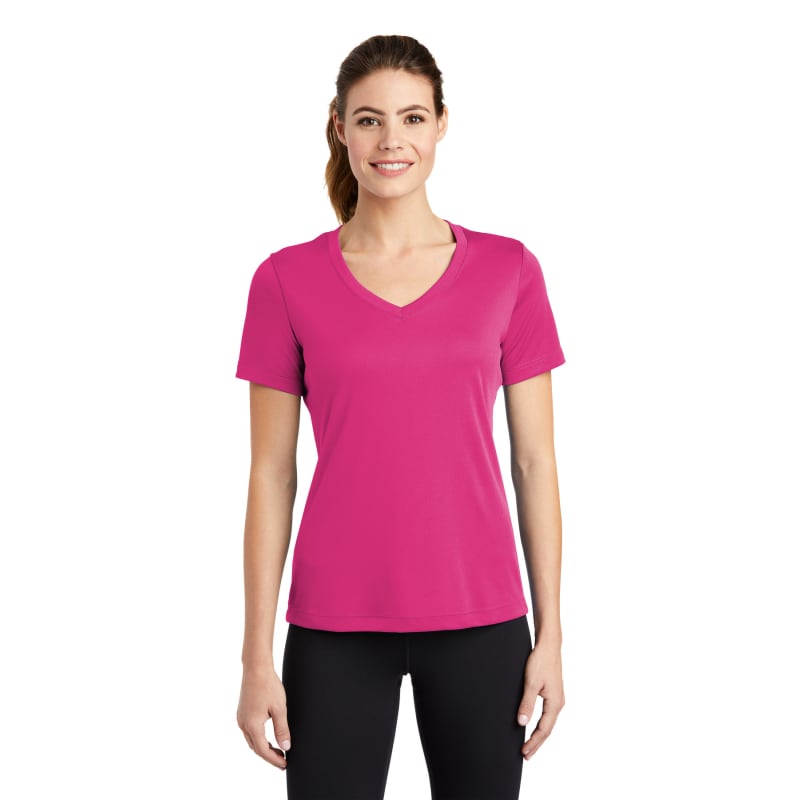 Sport-Tek Women's PosiCharge Competitor V-Neck Tee. 5