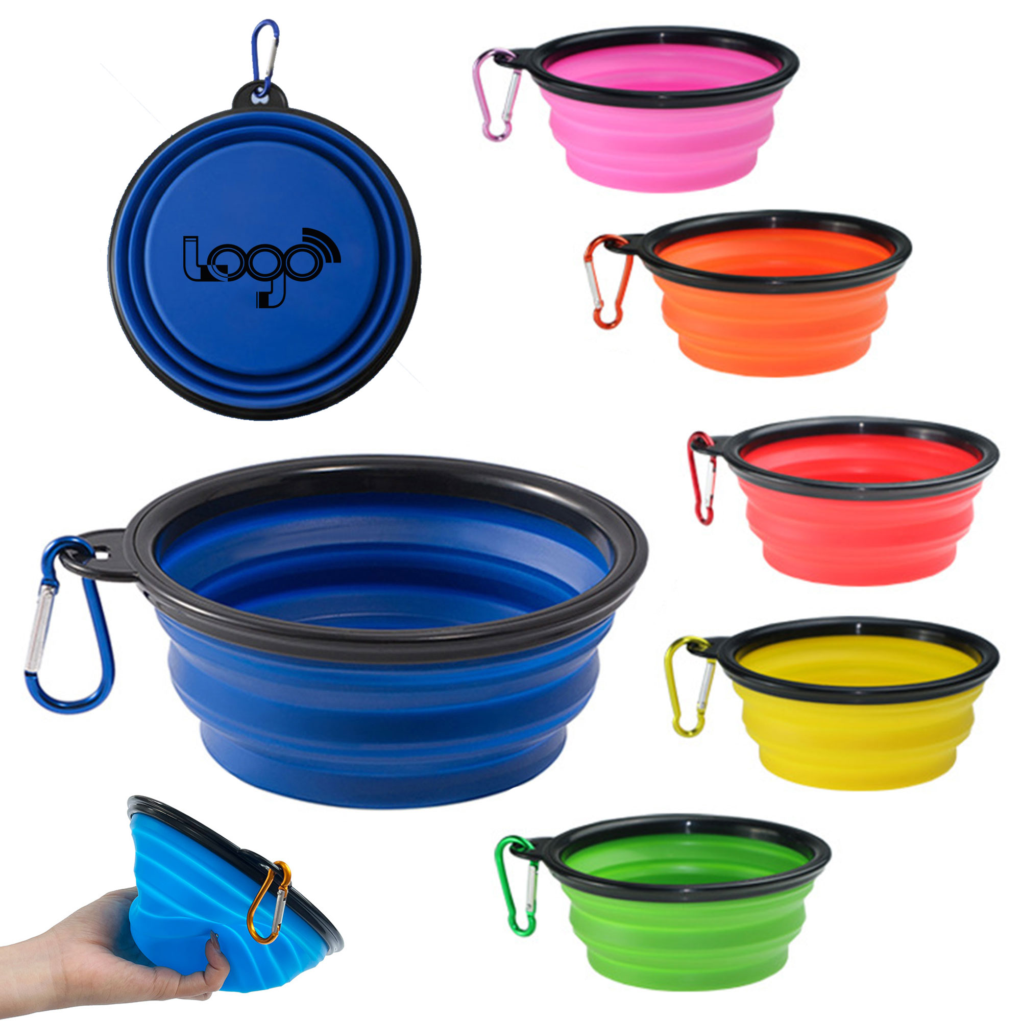 MOQ50 Space Saving Collapsible Pet Bowl 2