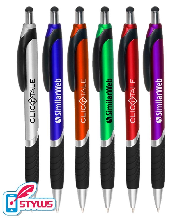 "Succor" Stylus Click Grip Pen 1