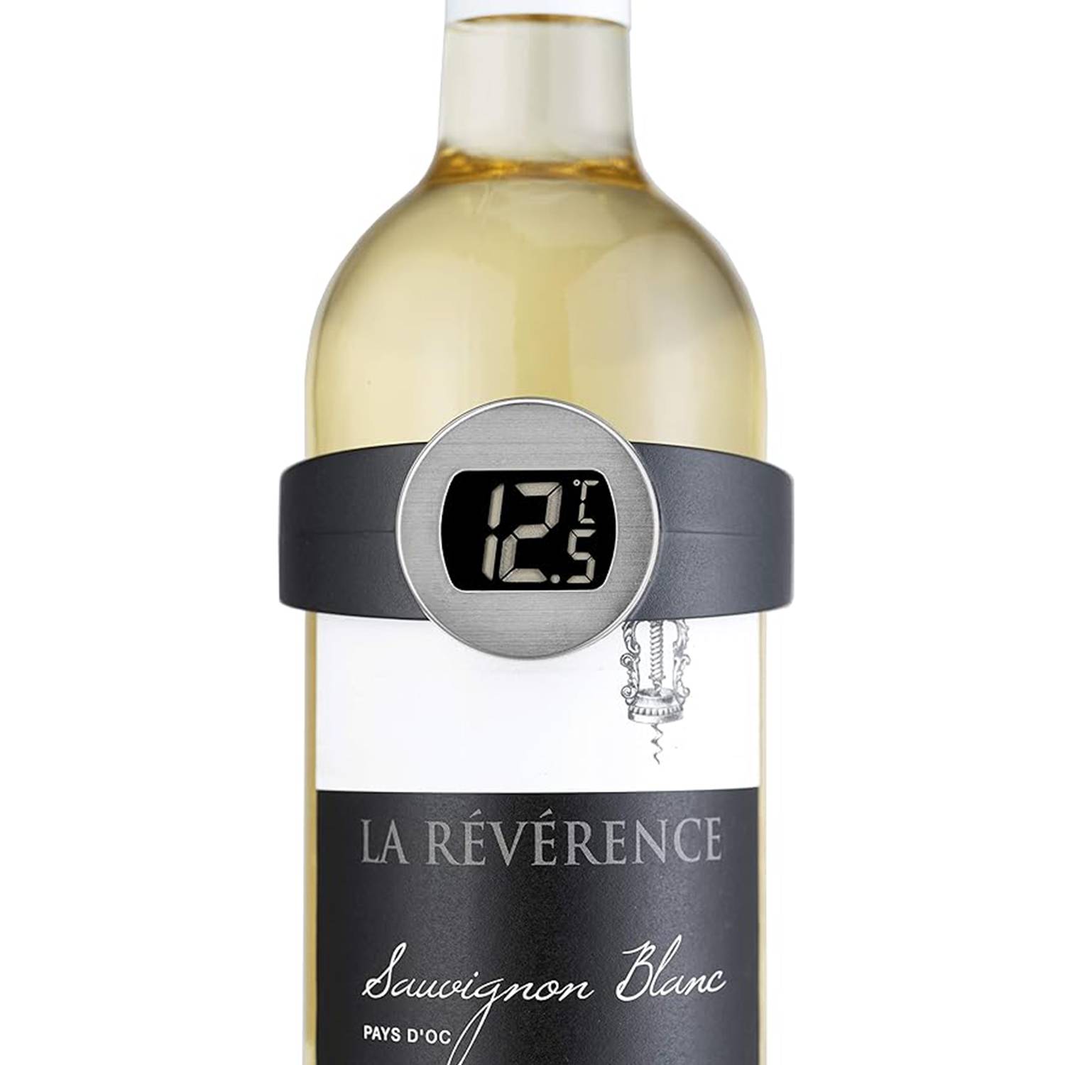 Digital Wine Bottle Thermometer Temperature Measure Monitor 4