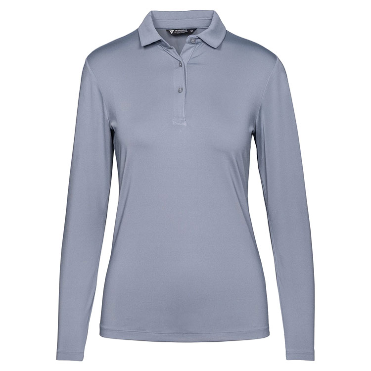 Levelwear Ladies Long Sleeve Canyon Polo 5